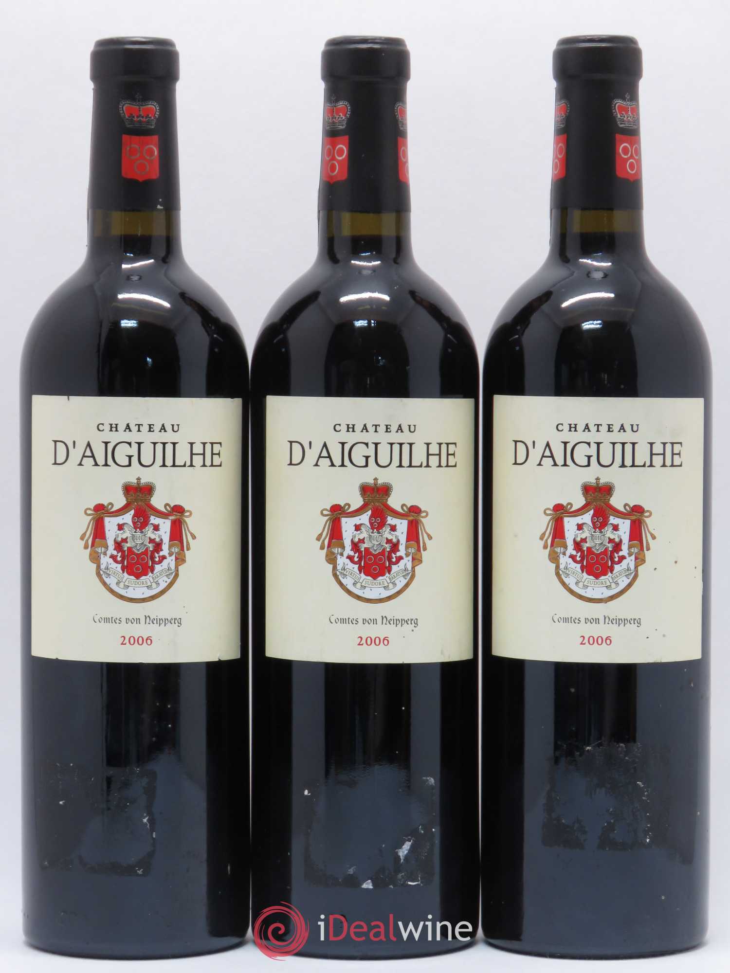 Château d' Aiguilhe (sans prix de réserve) 2006 - Lot de 5 bouteilles - 1