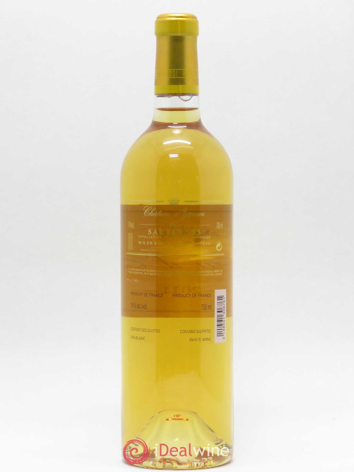 Château d' Yquem 1er Cru Classé Supérieur 2011 - Lotto di 1 bottiglia - 1