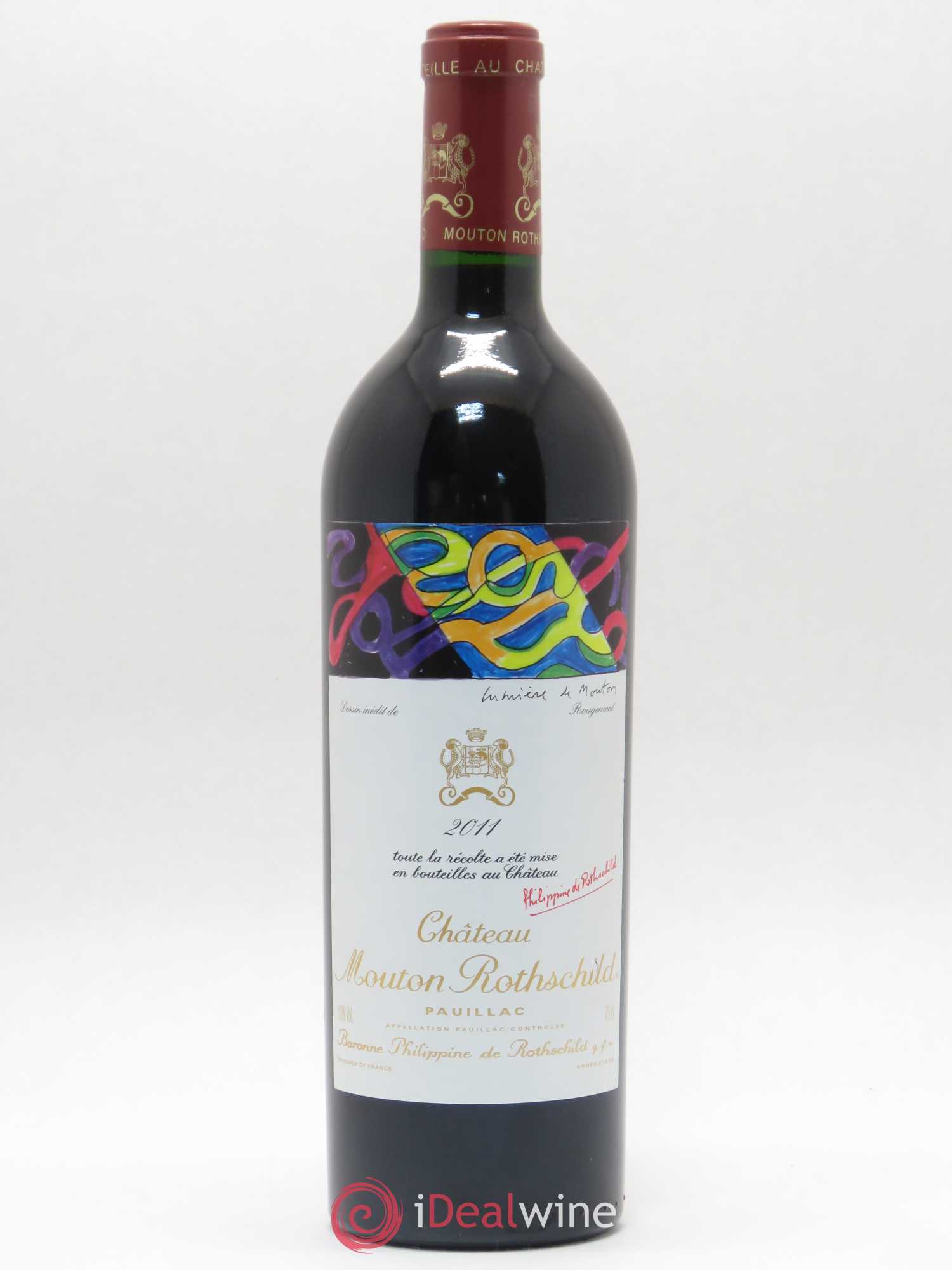 Château Mouton Rothschild 1er Grand Cru Classé 2011 - Lot de 1 bouteille - 0