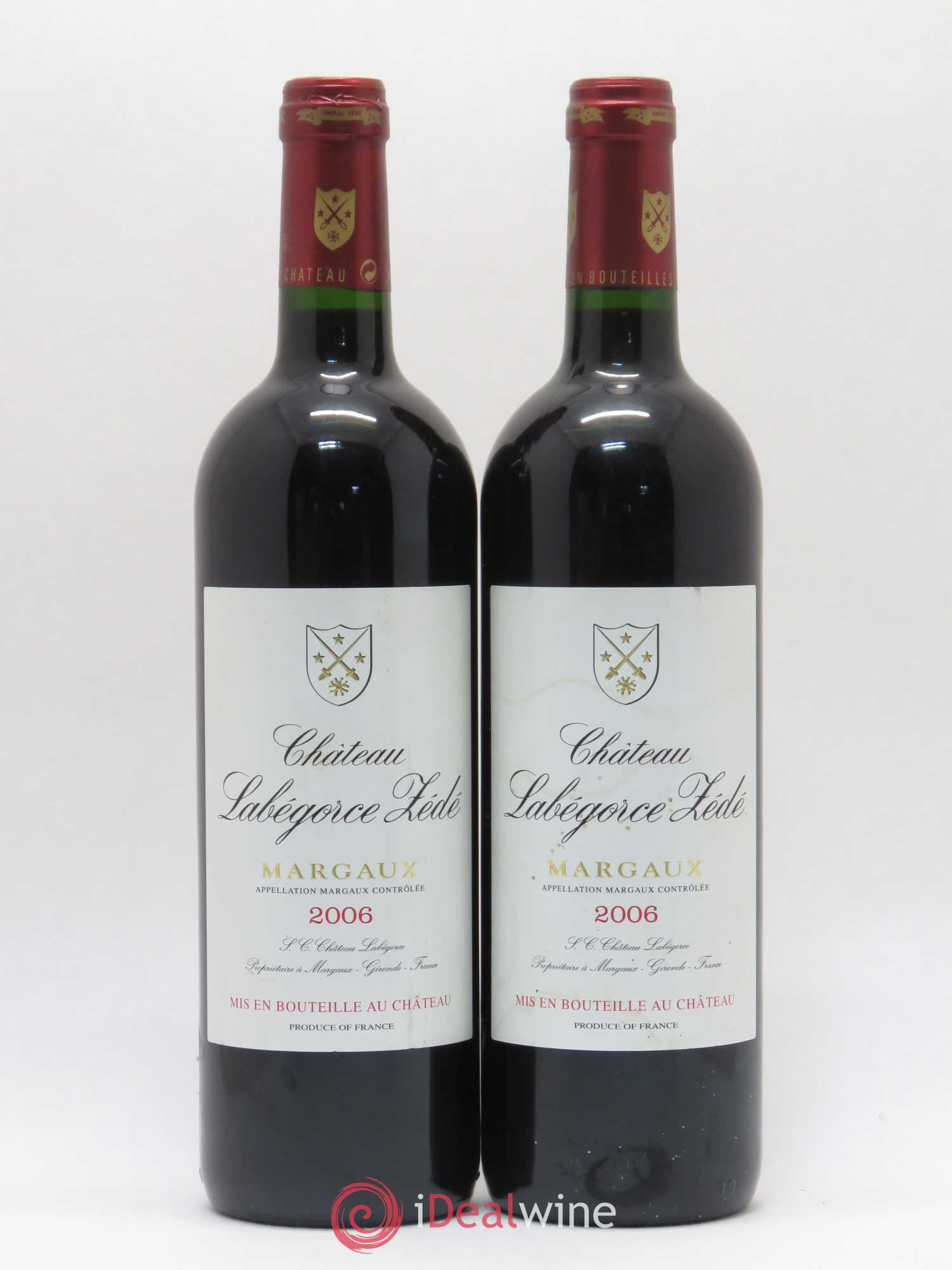 Château Labegorce Zédé Cru Bourgeois 2006 - Lot de 2 bouteilles - 0
