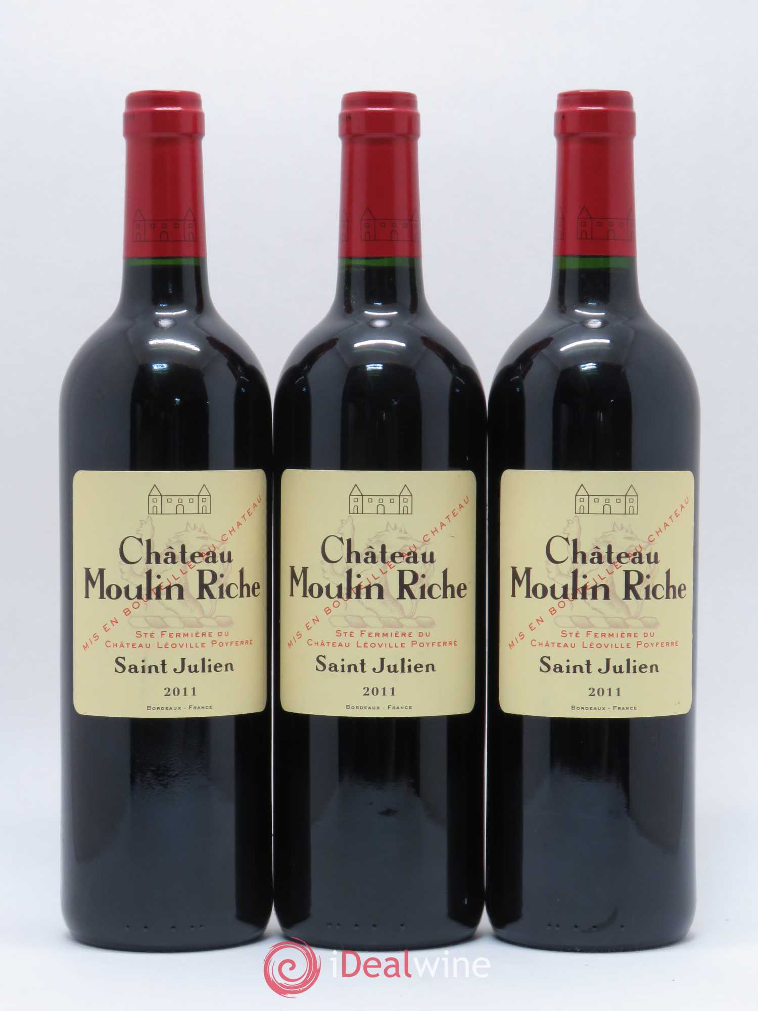 Château Moulin Riche 2011 - Posten von 3 Flaschen - 0