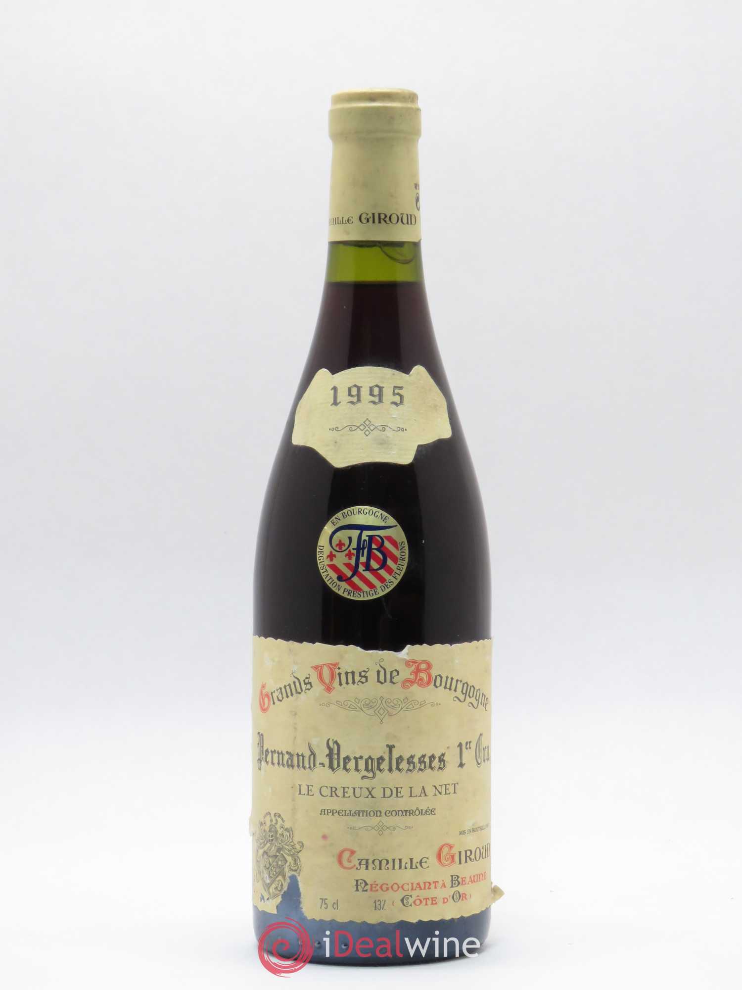 Pernand-Vergelesses 1er Cru Le Creux De La Net Camille Giroud 1995 - Posten von 1 Flasche - 0