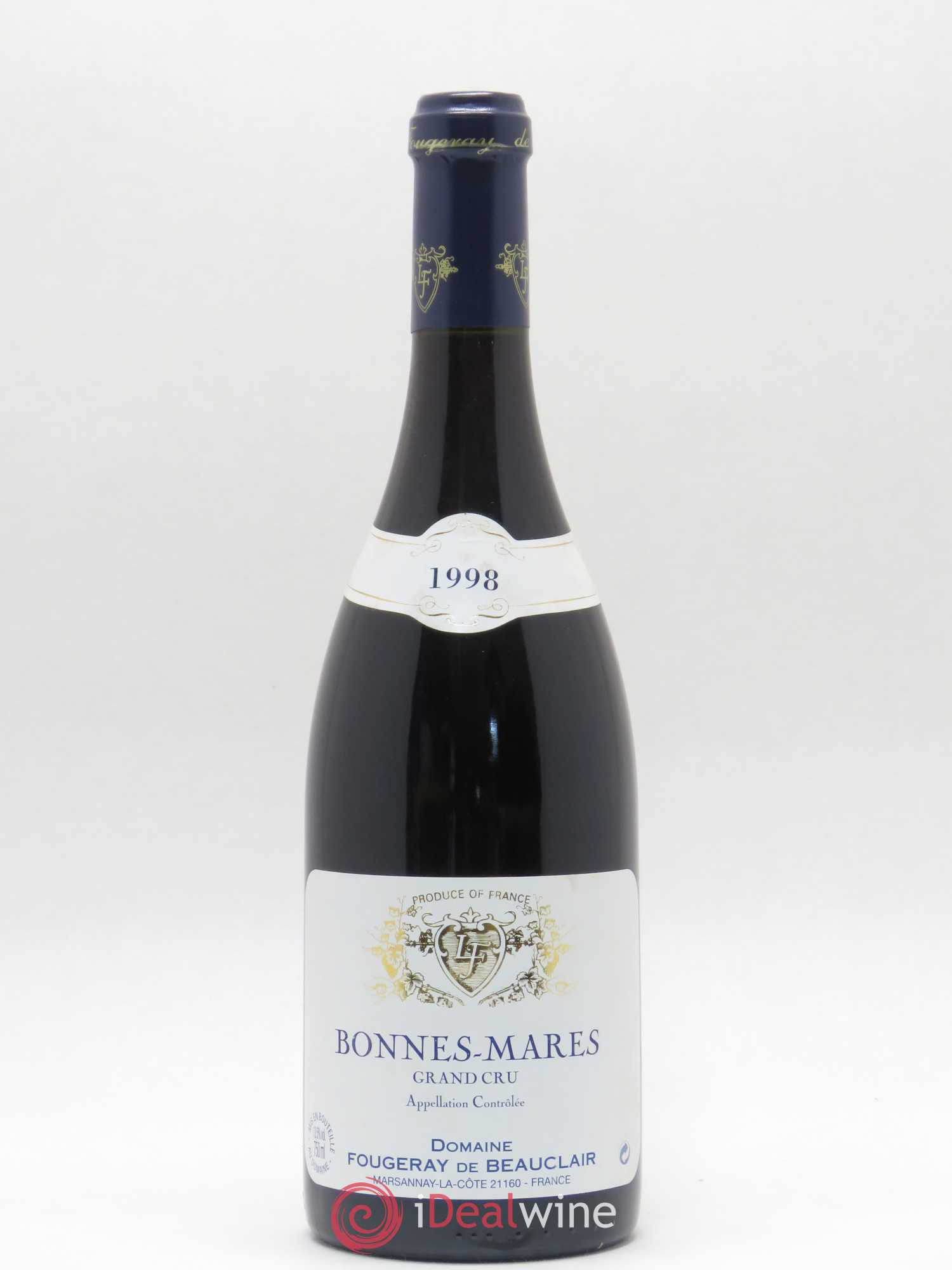 Bonnes-Mares Grand Cru Fougeray De Beauclair 1998 - Posten von 1 Flasche - 0
