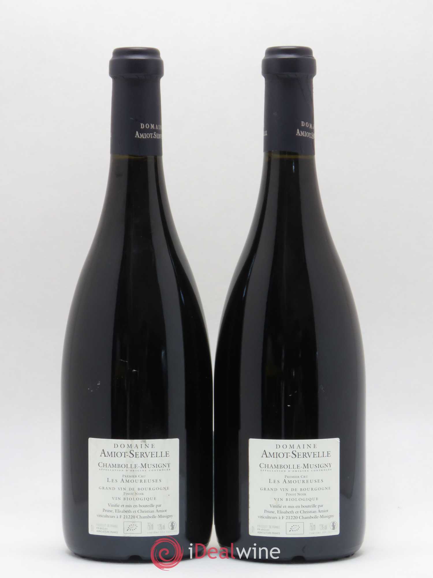 Chambolle-Musigny 1er Cru Les Amoureuses Amiot Servelle 2013 - Posten von 2 Flaschen - 1