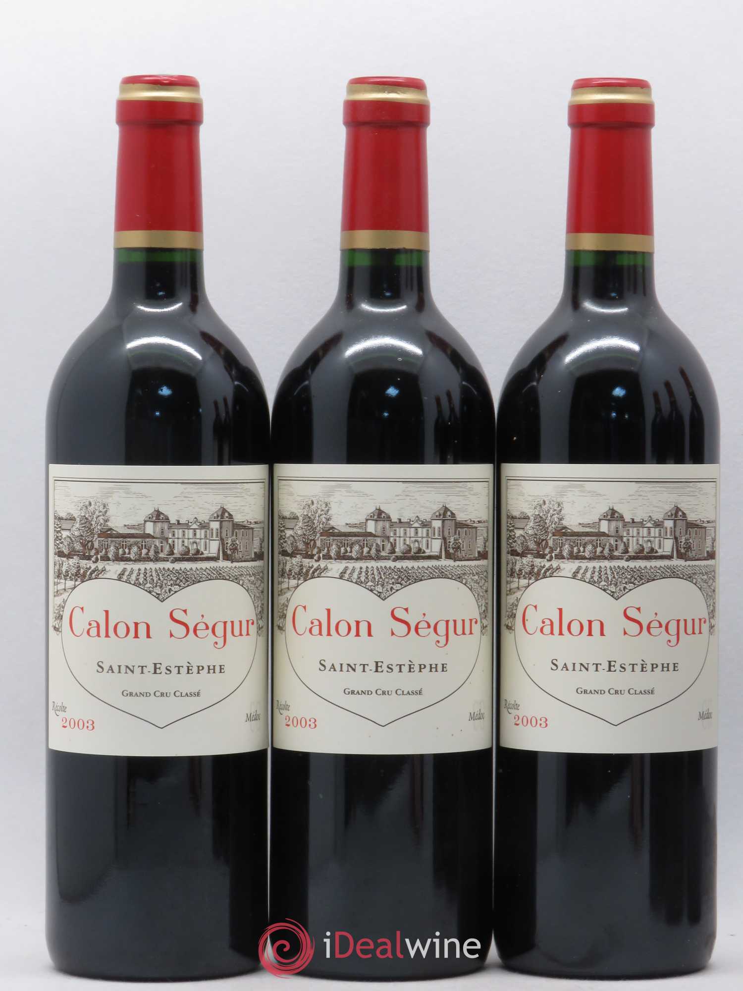 Château Calon Ségur 3ème Grand Cru Classé 2003 - Lot de 6 bouteilles - 1