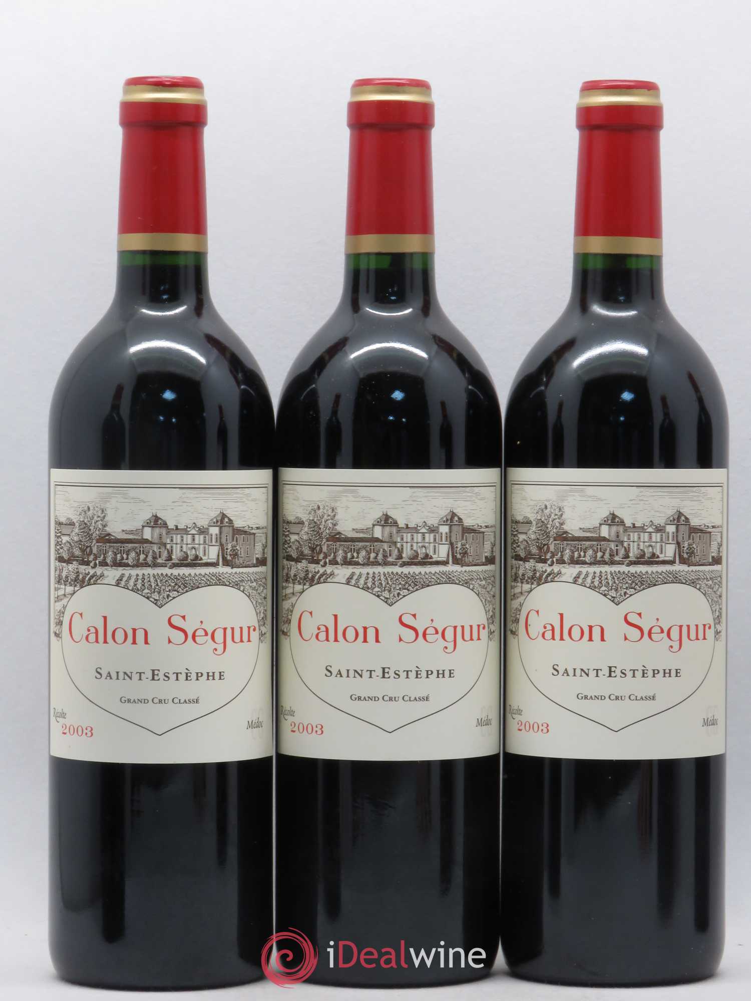 Château Calon Ségur 3ème Grand Cru Classé 2003 - Lot de 6 bouteilles - 2