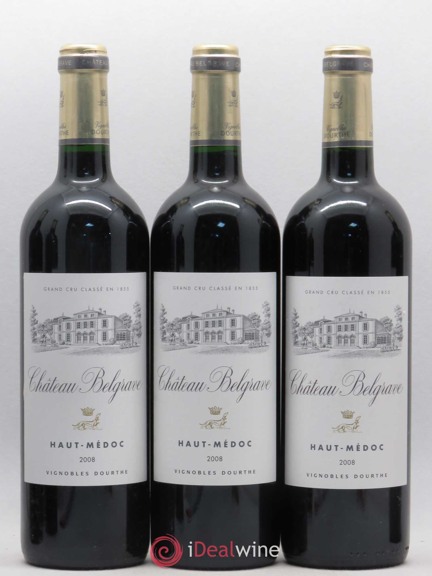 Château Belgrave 5ème Grand Cru Classé 2008 - Lot de 6 bouteilles - 2