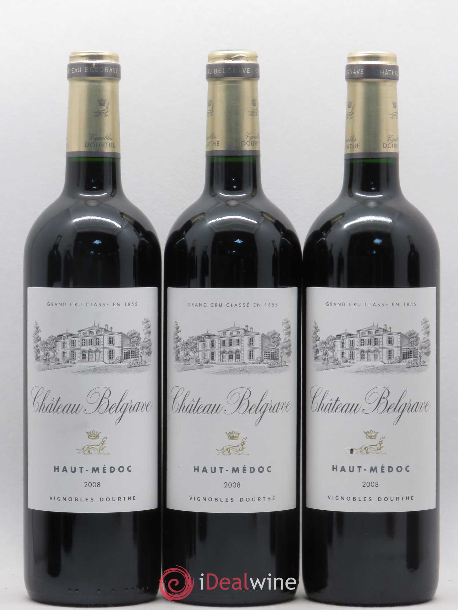 Château Belgrave 5ème Grand Cru Classé 2008 - Lot de 6 bouteilles - 2