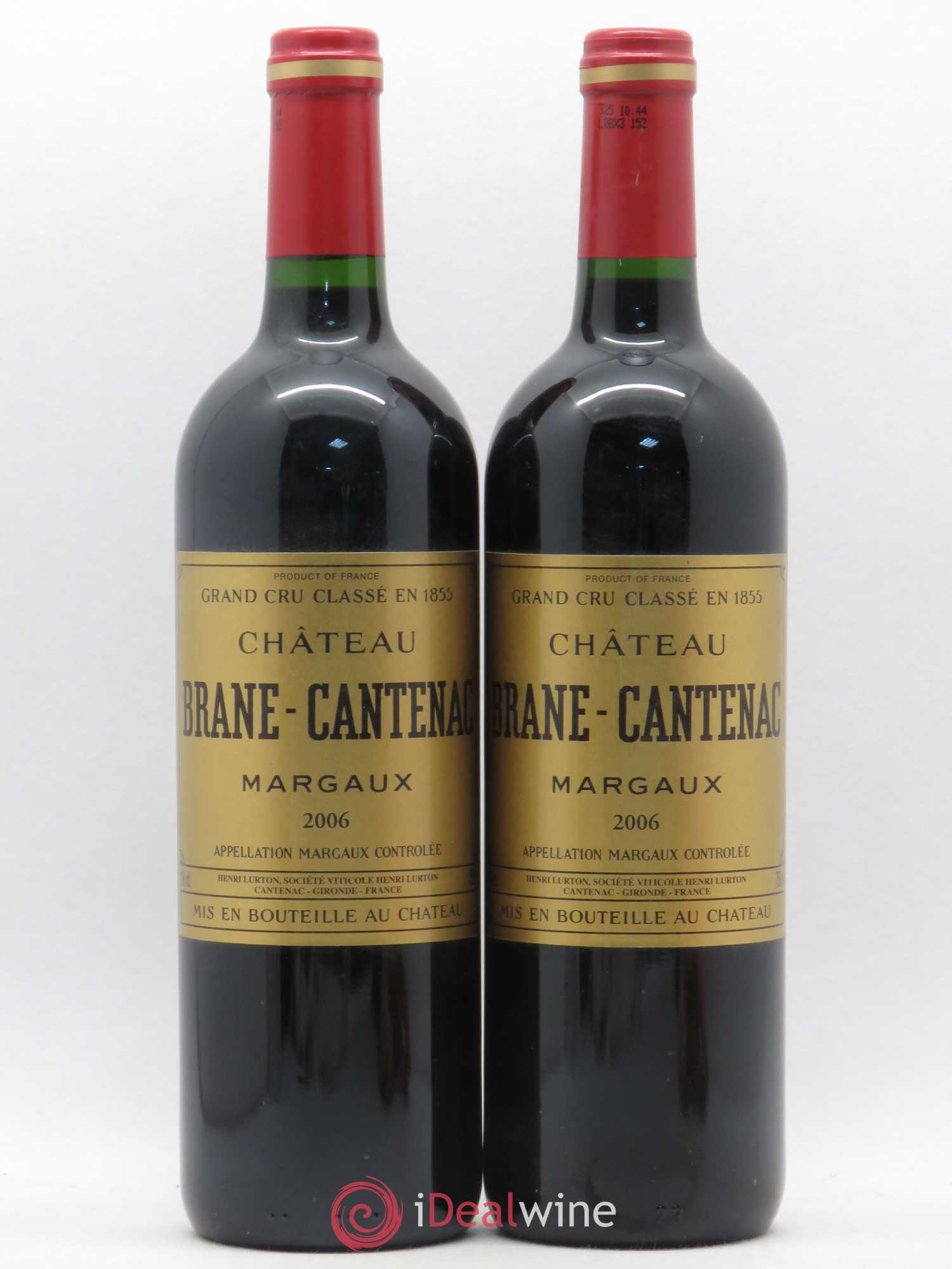 Château Brane Cantenac 2ème Grand Cru Classé 2006 - Lot de 2 bouteilles - 0