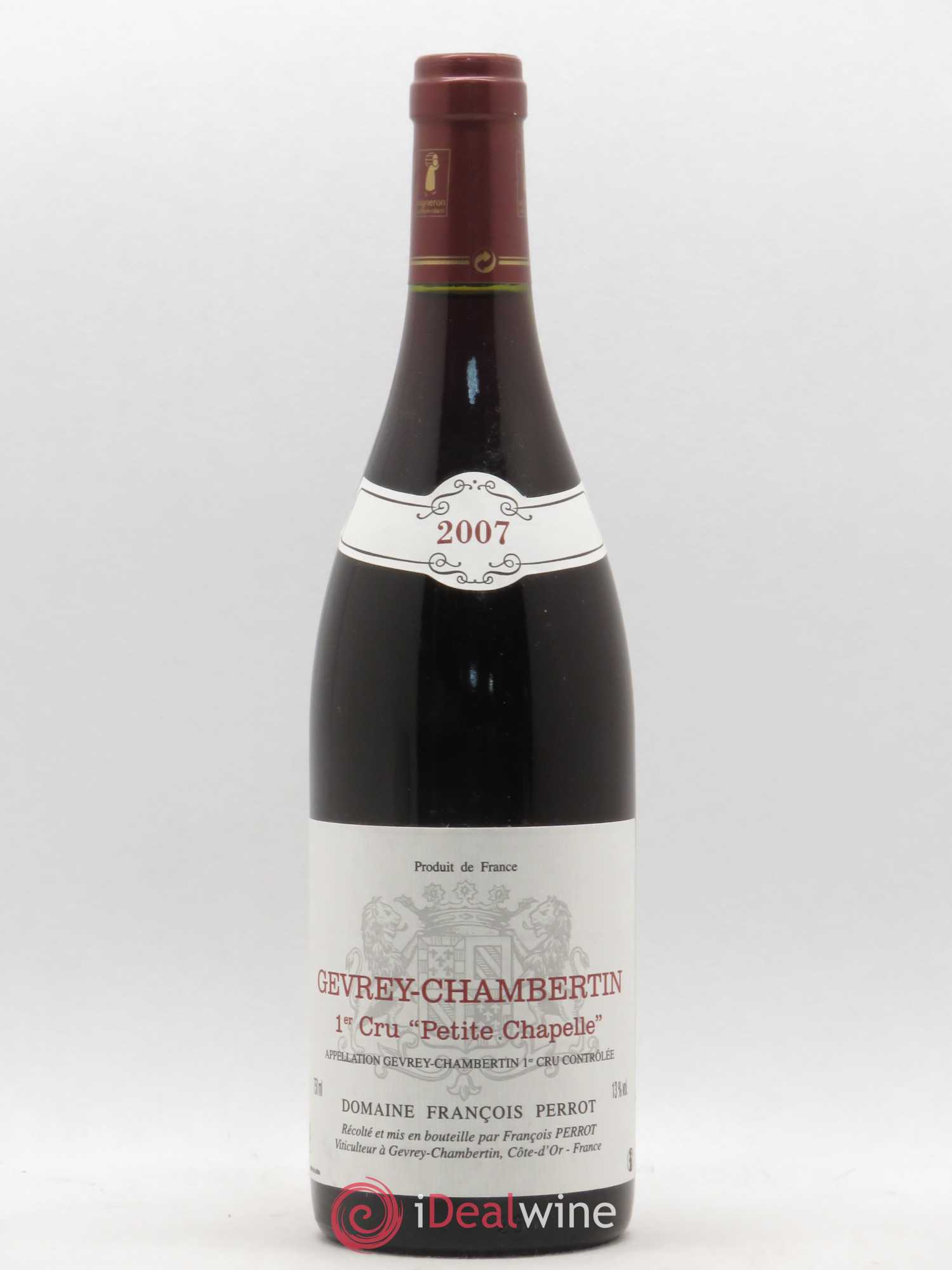 Gevrey-Chambertin 1er Cru Petite Chapelle François Perrot 2007 - Posten von 1 Flasche - 0