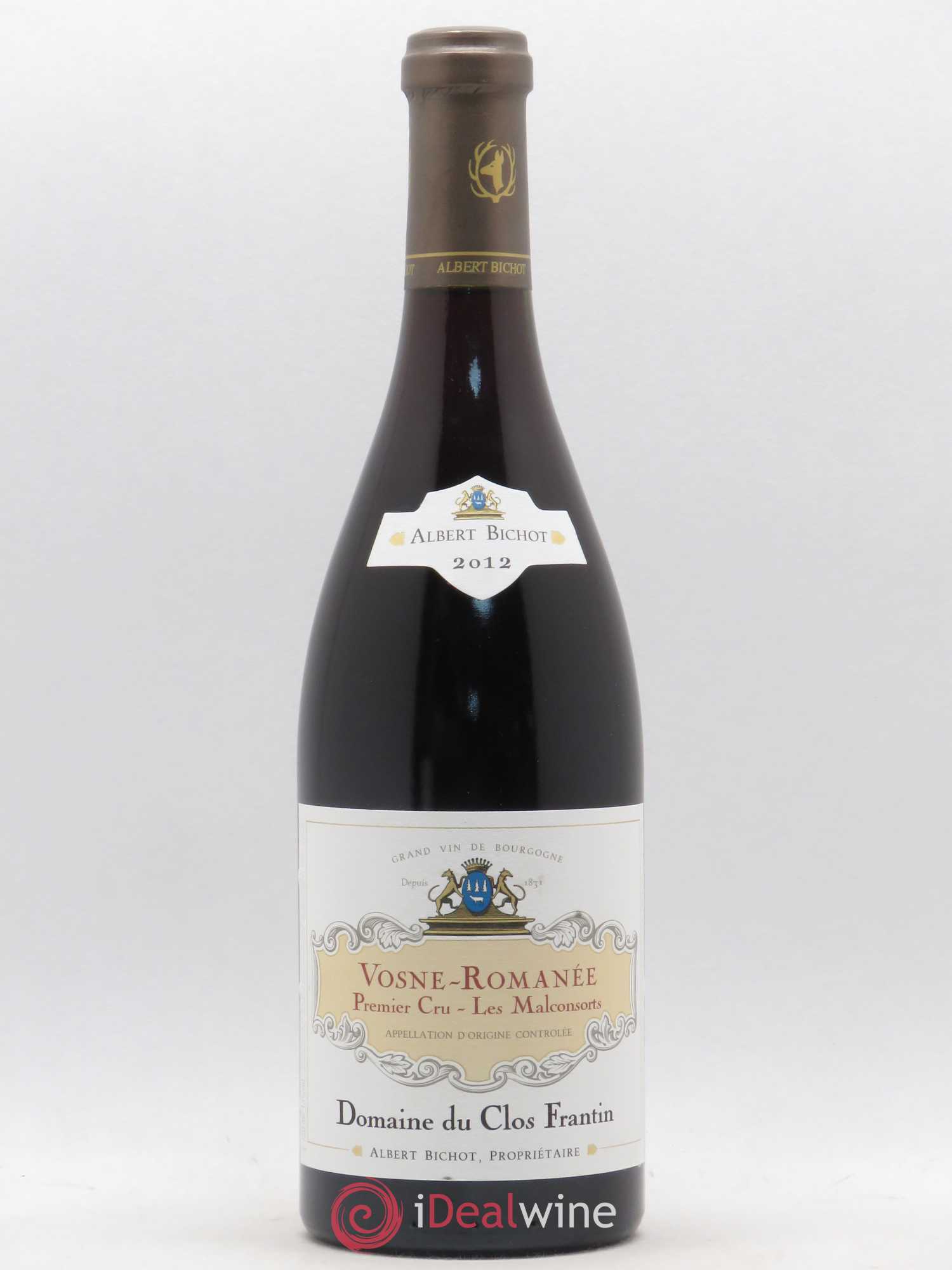 Vosne-Romanée 1er Cru Les Malconsorts Clos Frantin - Albert Bichot 2012 - Lot de 1 bouteille - 0
