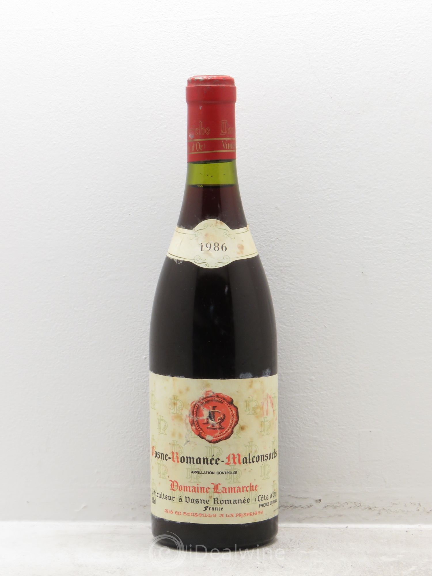 Vosne-Romanée 1er Cru Les Malconsorts Lamarche (Domaine) 1986 - Lot de 1 bouteille - 0