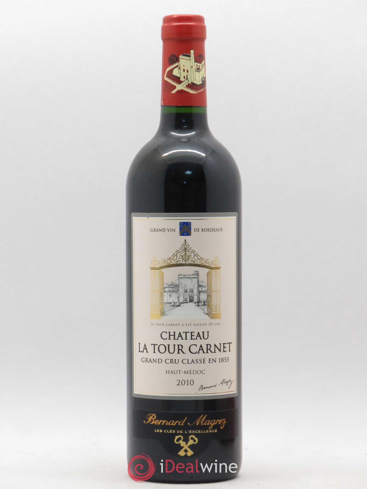 Château la Tour Carnet 4ème Grand Cru Classé 2010 - Lot de 1 bouteille - 0