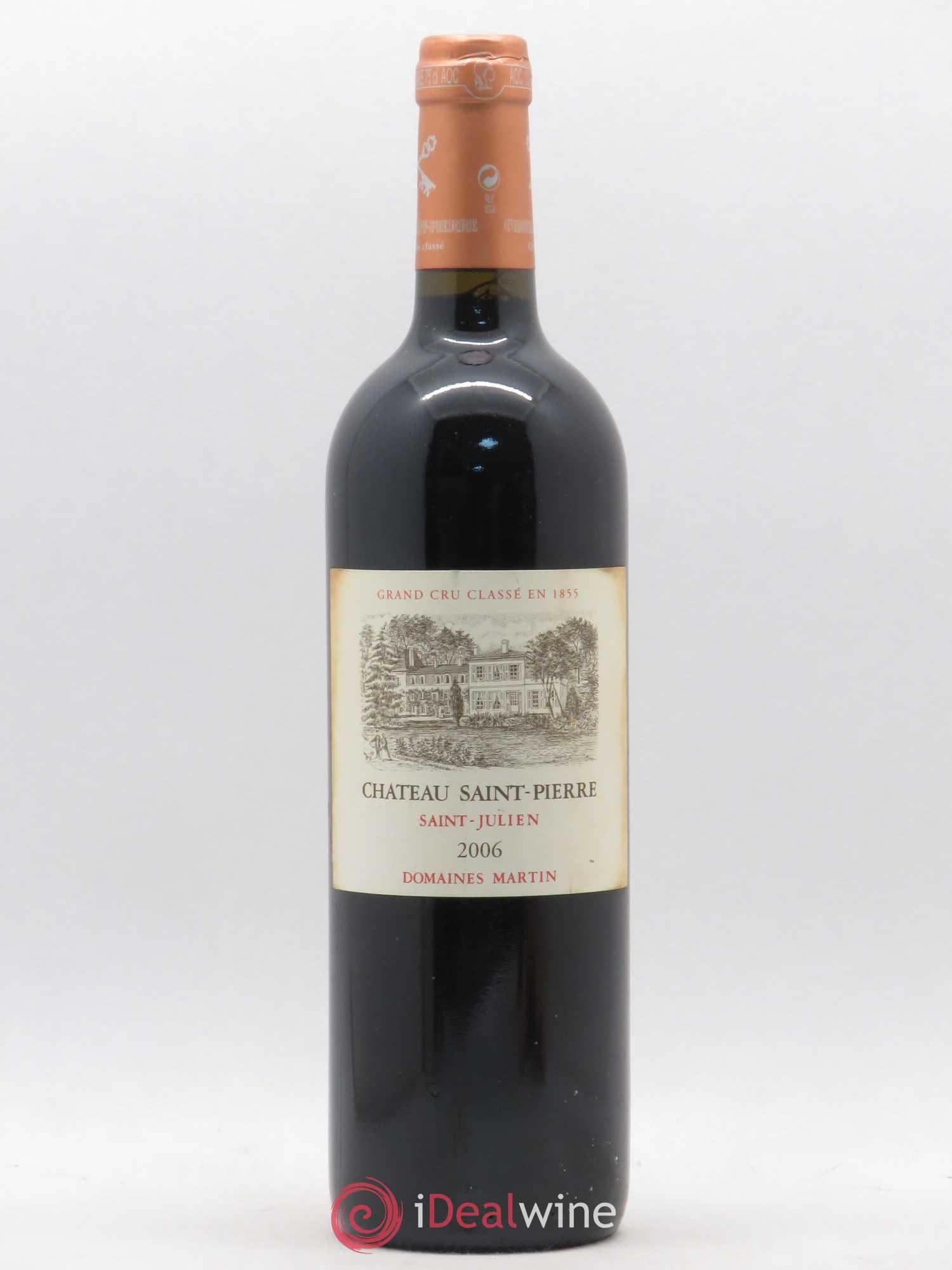 Château Saint-Pierre 4ème Grand Cru Classé 2006 - Lot de 1 bouteille - 0