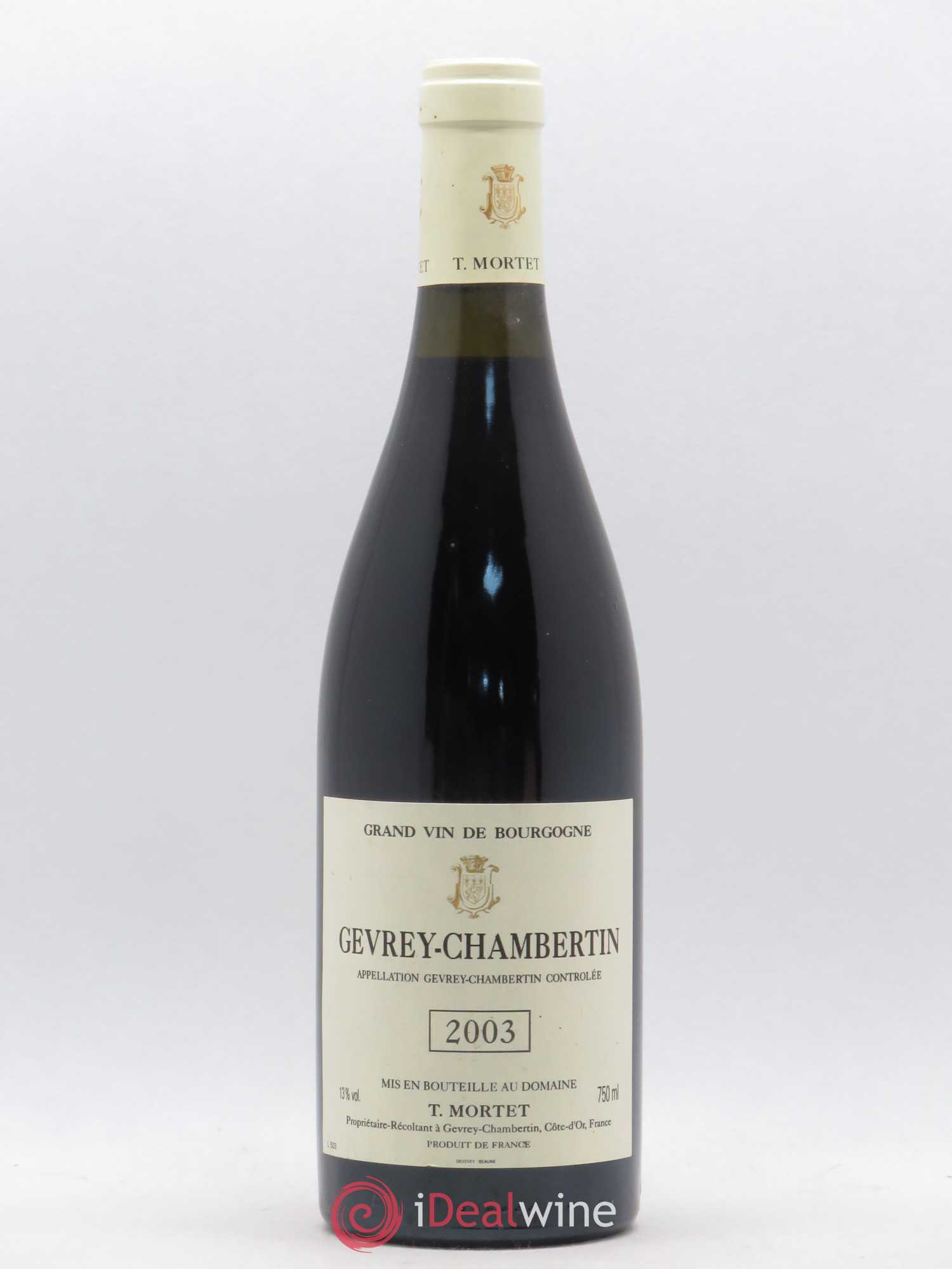 Gevrey-Chambertin 2003 - Posten von 1 Flasche - 0