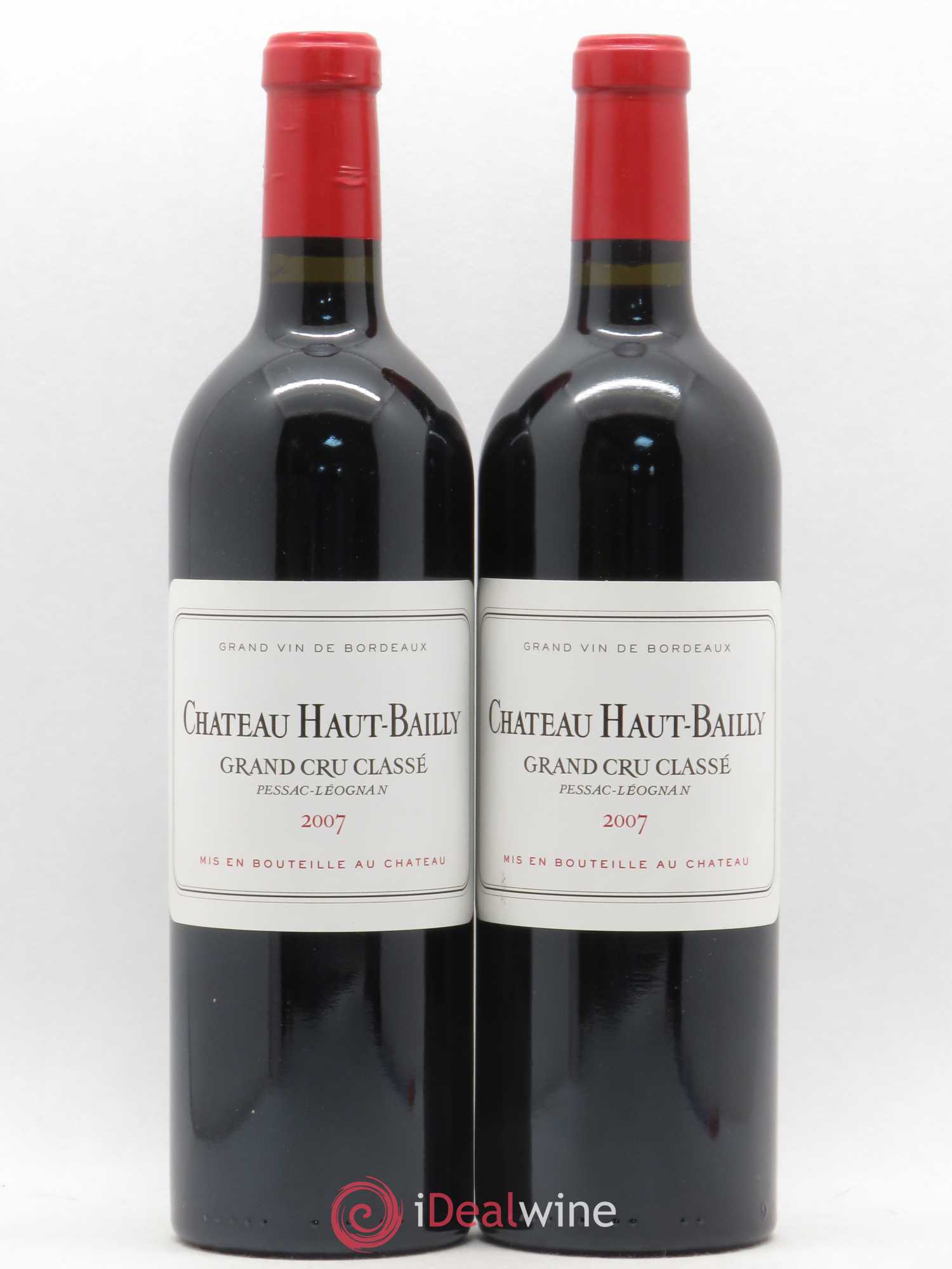 Château Haut-Bailly Cru Classé de Graves 2007 - Lot de 2 bouteilles - 0