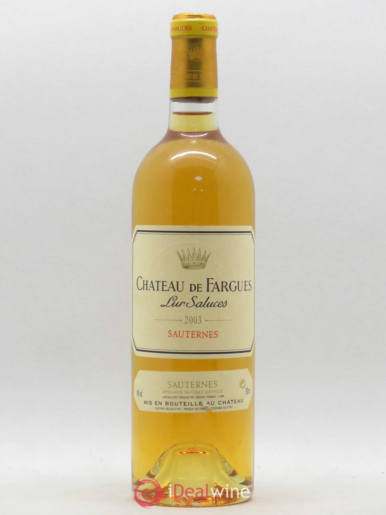 Château de Fargues 2003 - Lotto di 1 bottiglia - 0