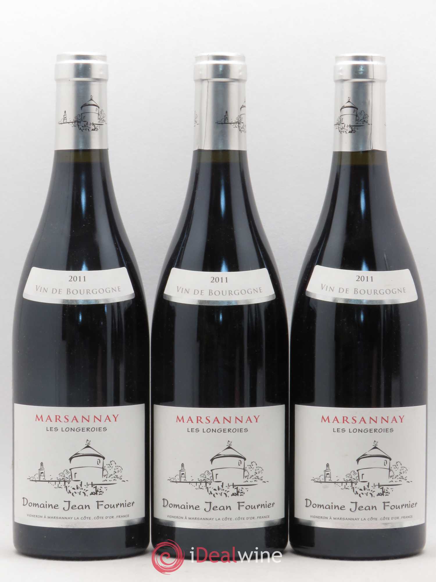 Marsannay Les Longeroies Jean Fournier (sans prix de réserve) 2011 - Posten von 5 Flaschen - 1