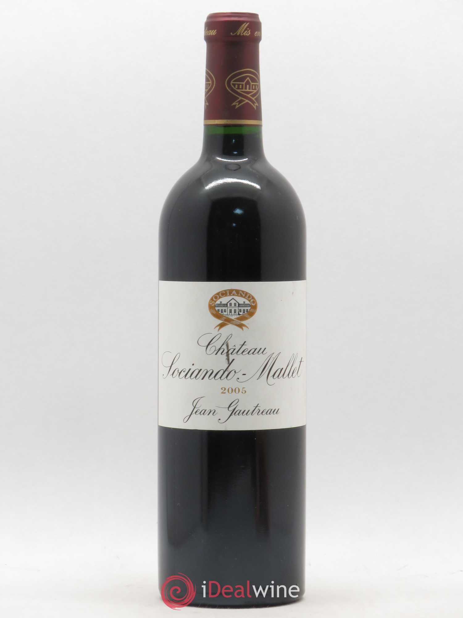 Château Sociando Mallet 2005 - Lot de 1 bouteille - 0