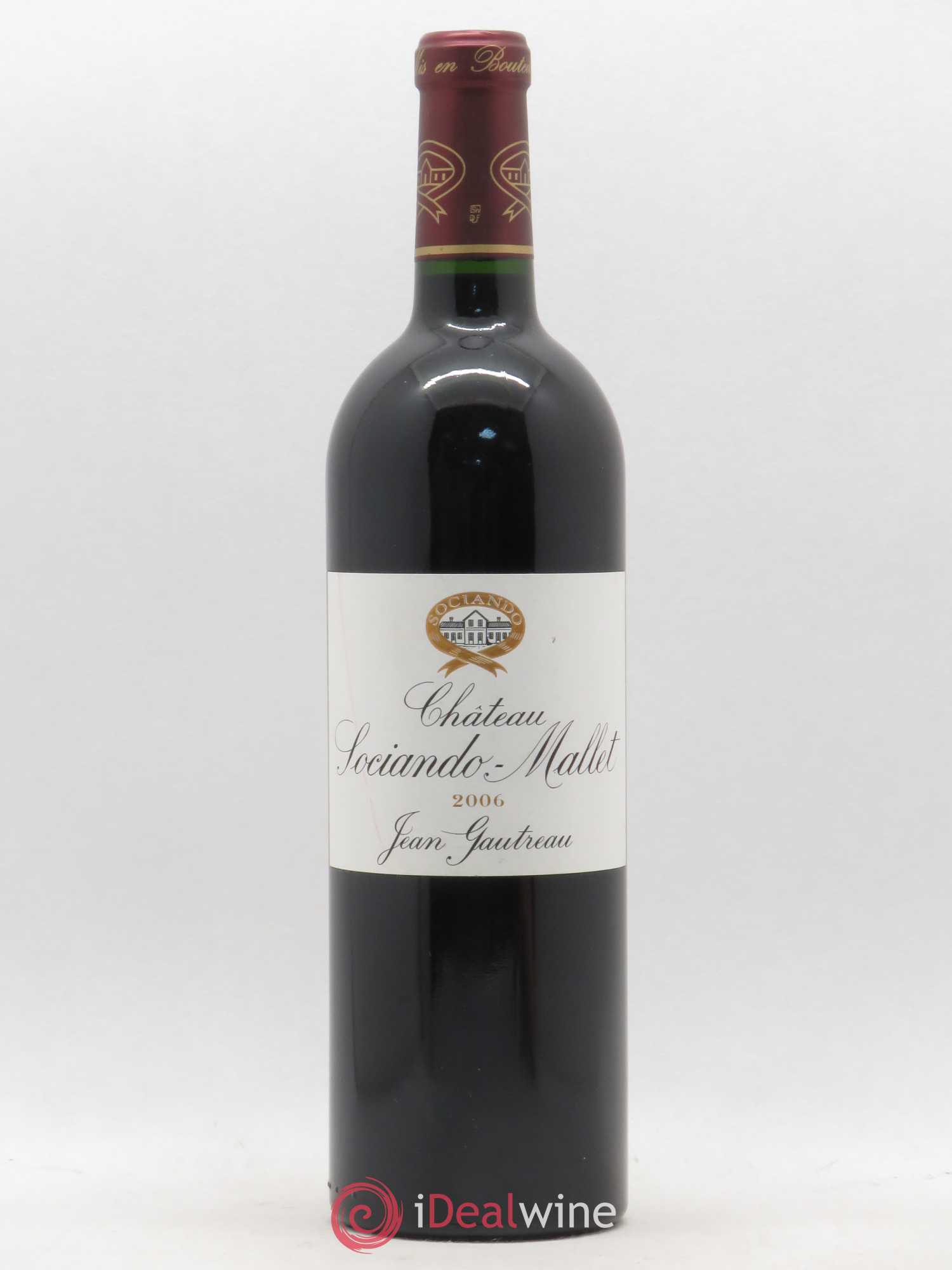 Château Sociando Mallet 2006 - Lot de 1 bouteille - 0