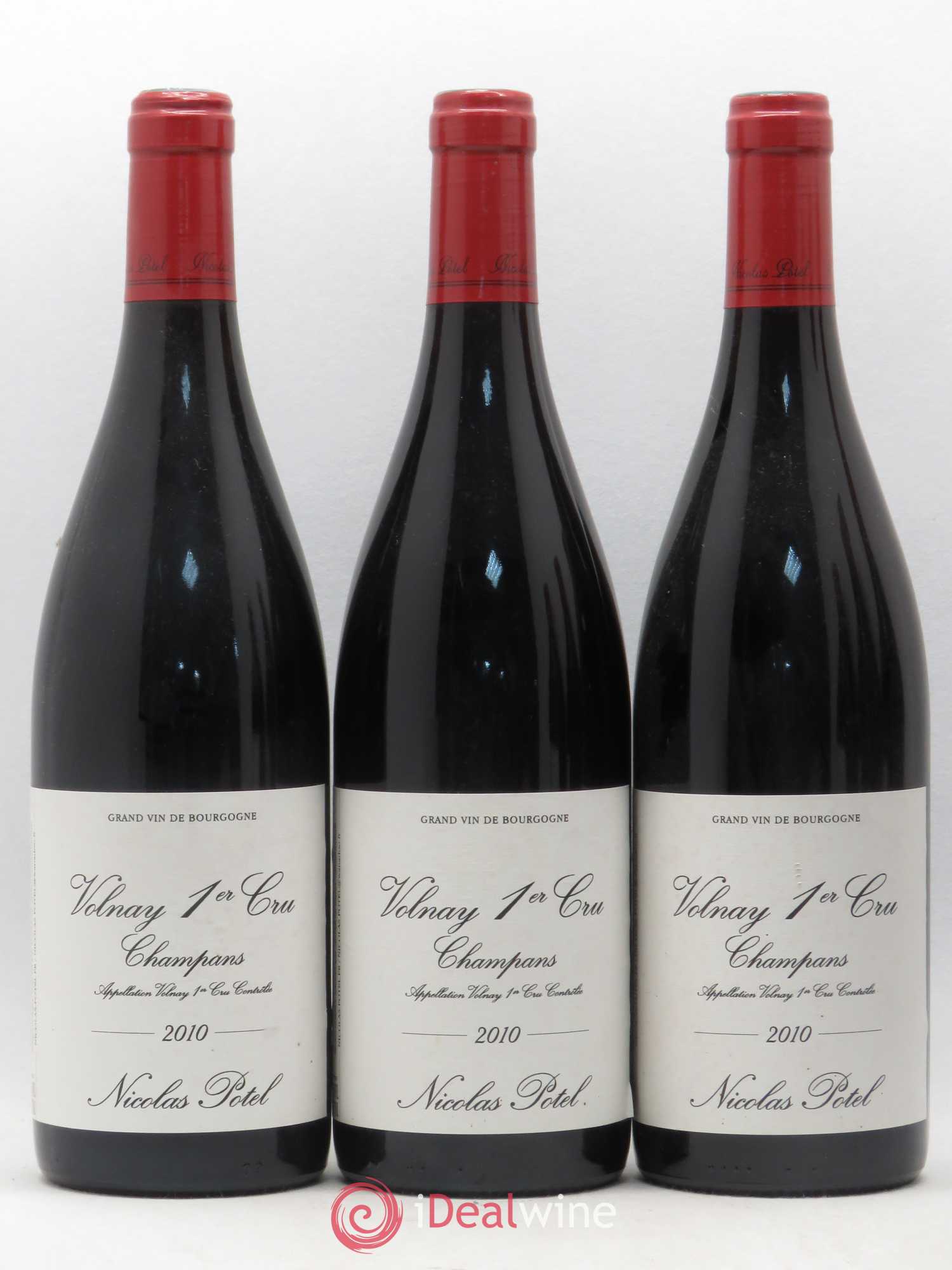 Volnay 1er Cru Les Champans Nicolas Potel 2010 - Posten von 6 Flaschen - 1
