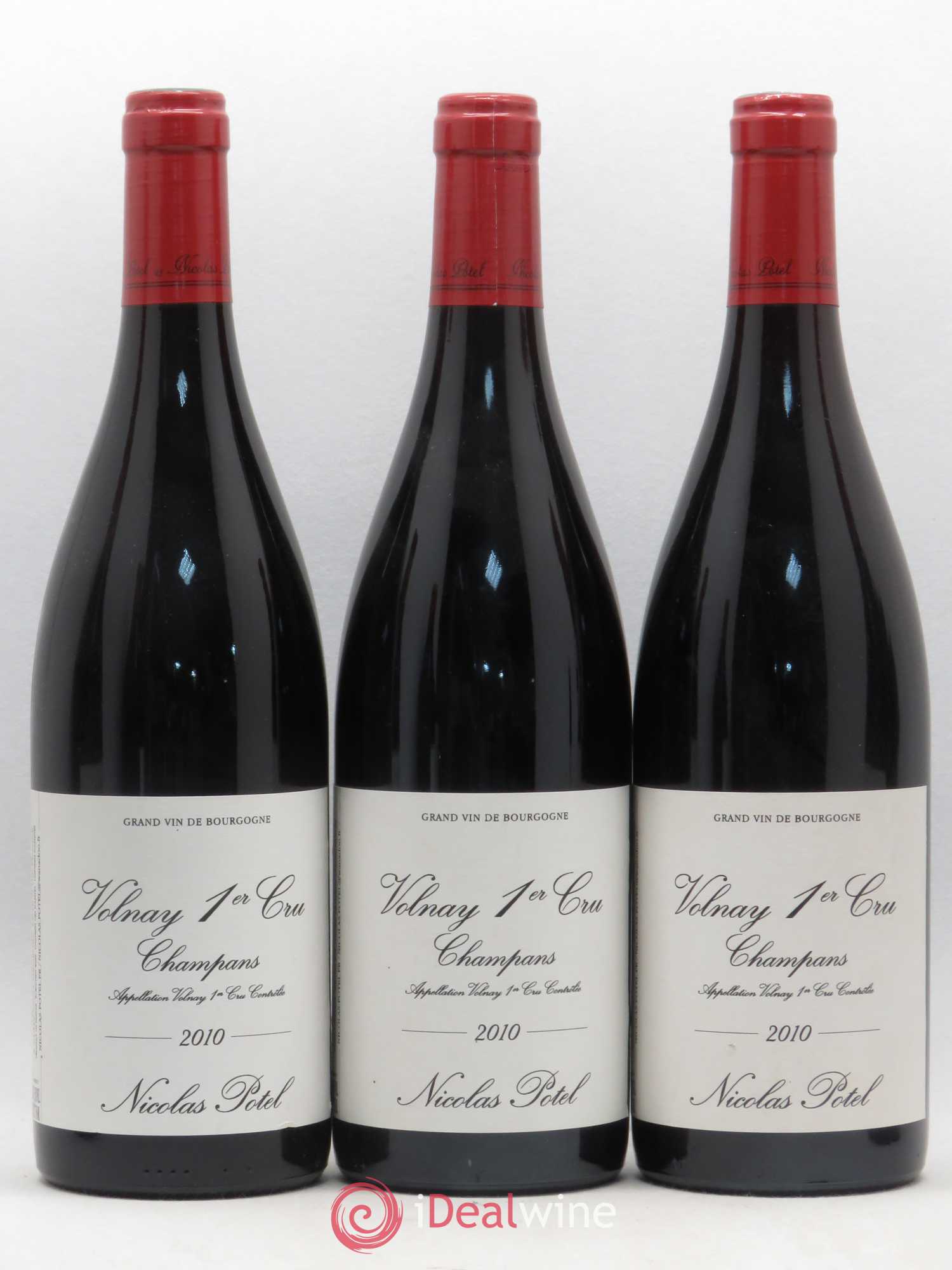 Volnay 1er Cru Les Champans Nicolas Potel 2010 - Posten von 6 Flaschen - 2