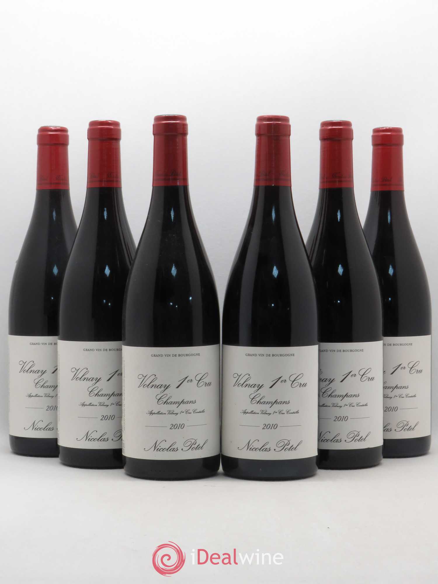 Volnay 1er Cru Les Champans Nicolas Potel 2010 - Posten von 6 Flaschen - 0
