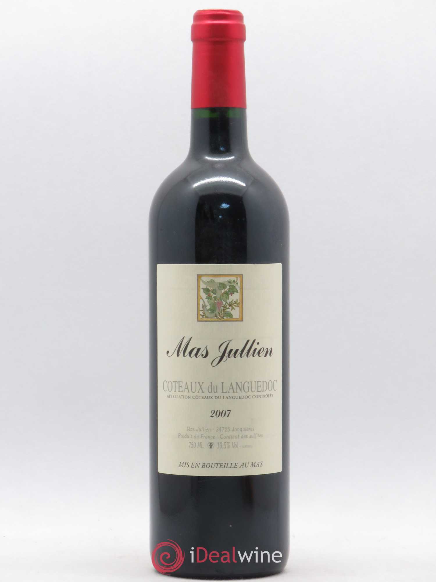 Terrasses du Larzac Mas Jullien Olivier Jullien 2007 - Lot de 1 bouteille - 0