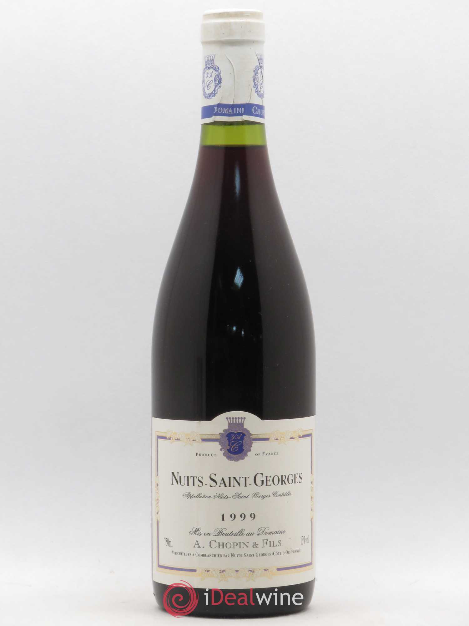 Nuits-Saint-Georges Chopin 1999 - Lot de 1 bouteille - 0