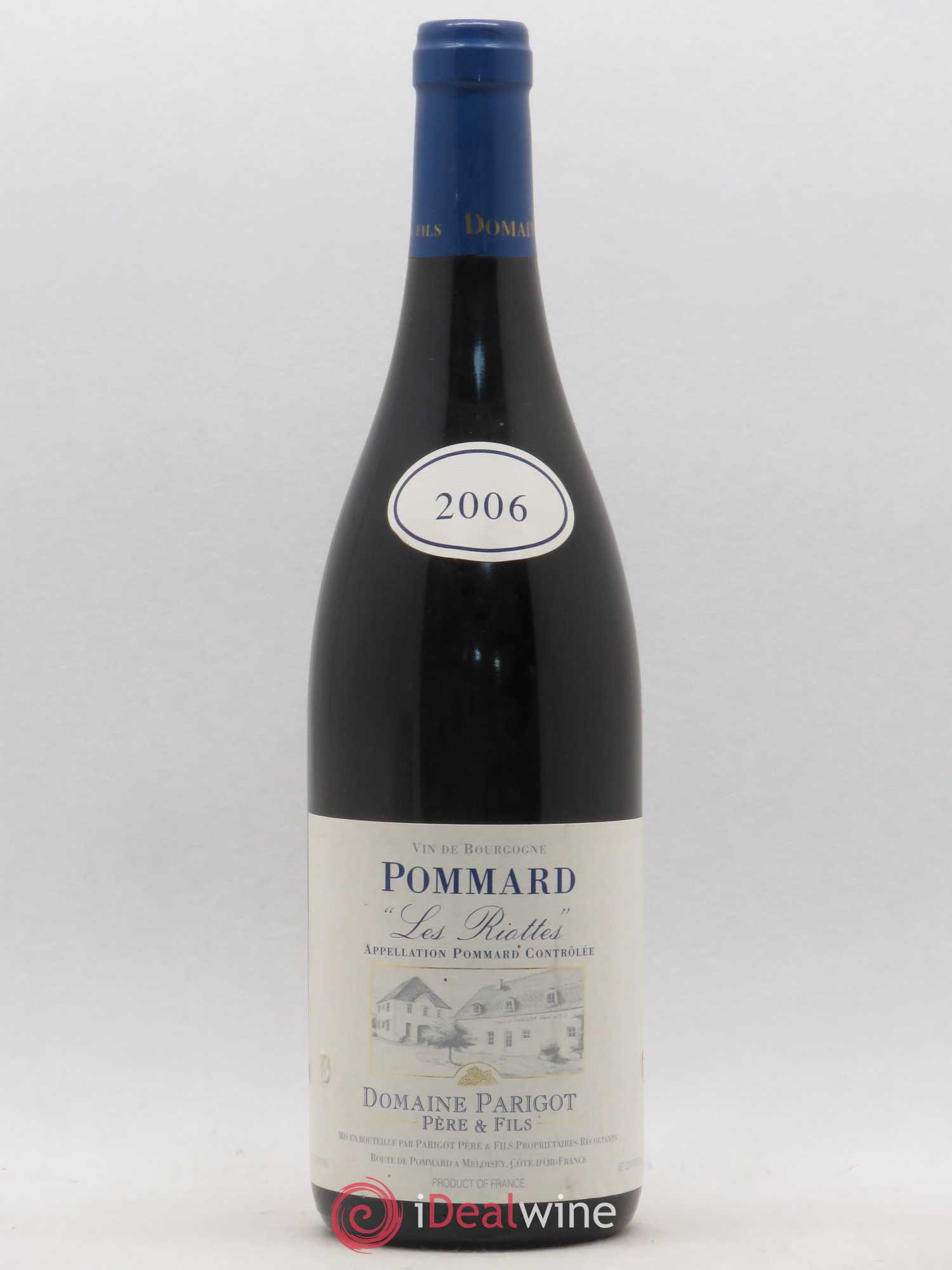 Pommard Les Riottes Parigot 2006 - Lot de 1 bouteille - 0