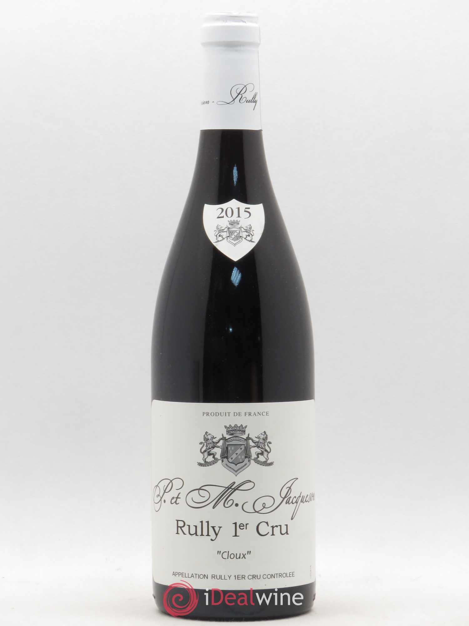 Rully 1er Cru Les Cloux Paul & Marie Jacqueson 2015 - Lot de 1 bouteille - 0