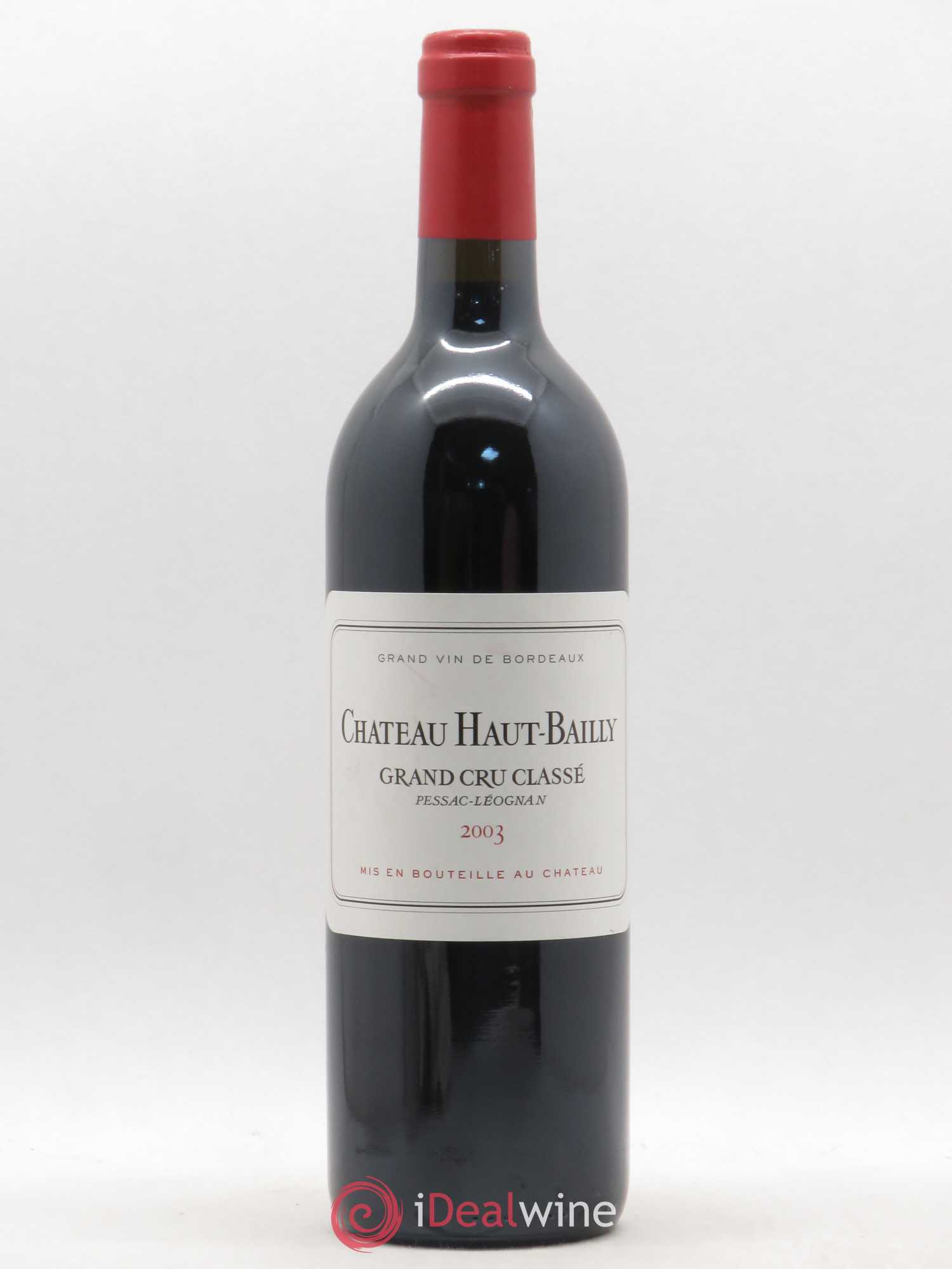 Château Haut-Bailly Cru Classé de Graves 2003 - Lot de 1 bouteille - 0