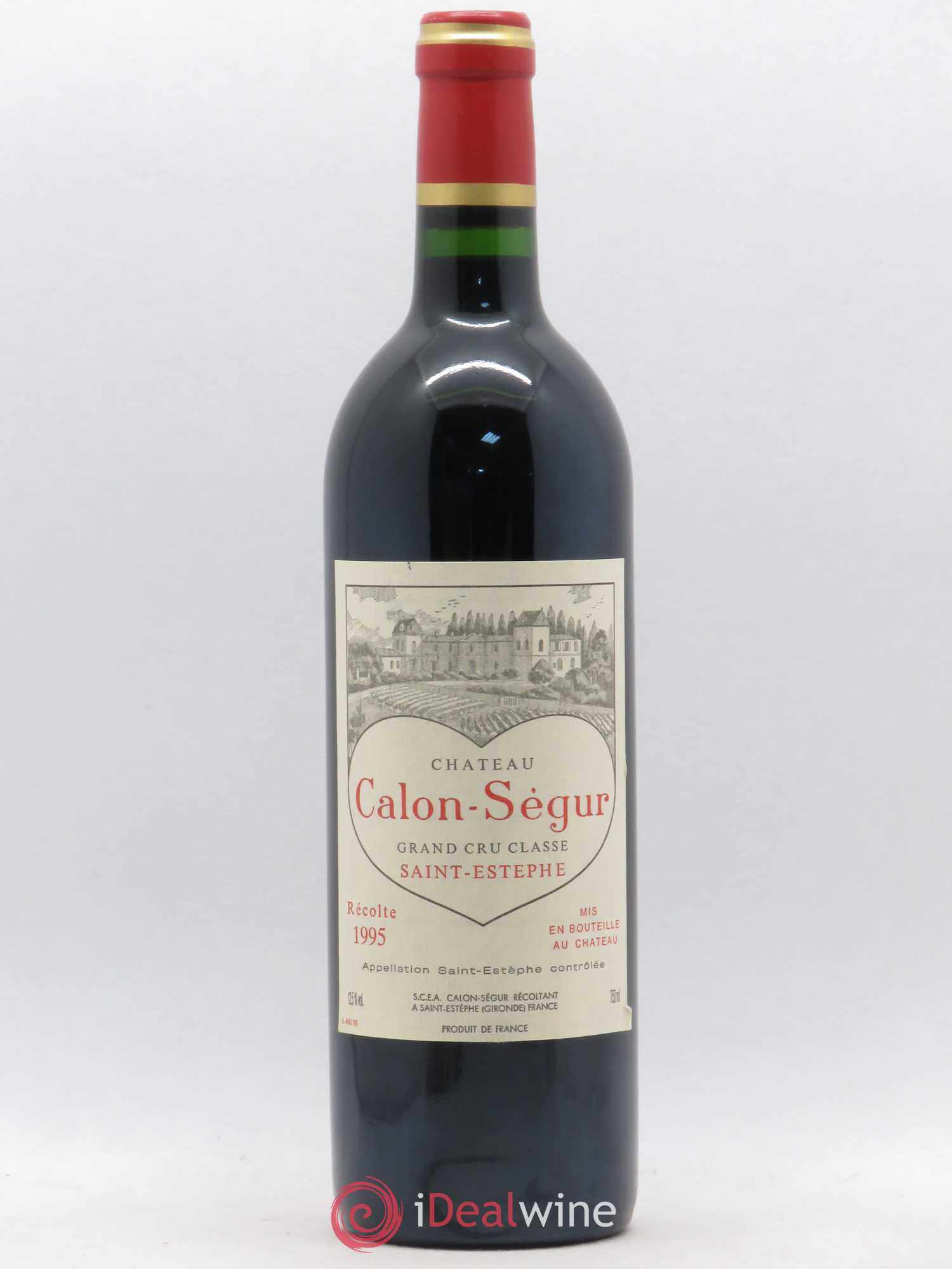 Château Calon Ségur 3ème Grand Cru Classé 1995 - Lot de 1 bouteille - 0
