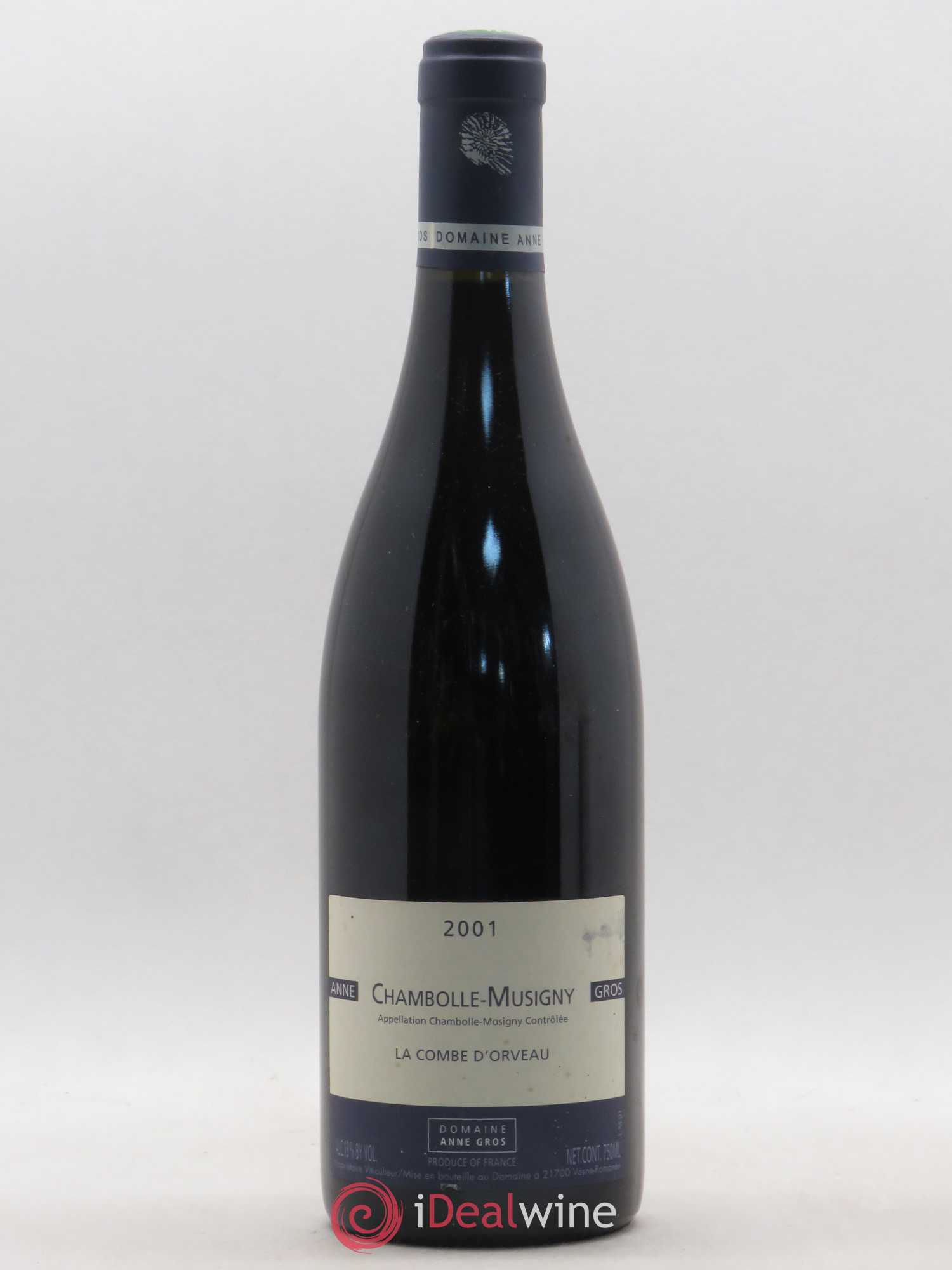 Chambolle-Musigny La Combe d'Orveau Anne Gros 2001 - Lot de 1 bouteille - 0