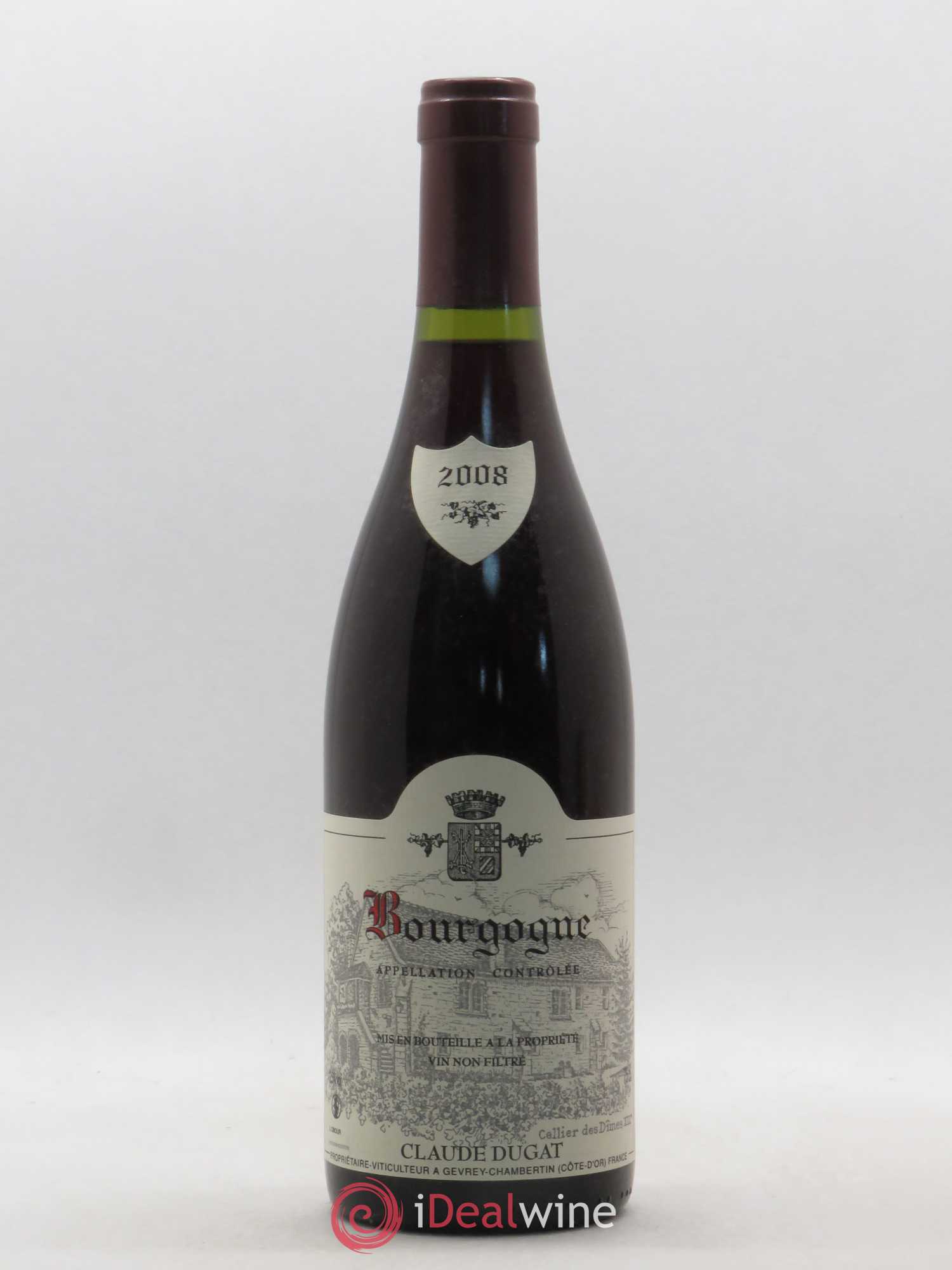 Bourgogne Claude Dugat 2008 - Lot de 1 bouteille - 0