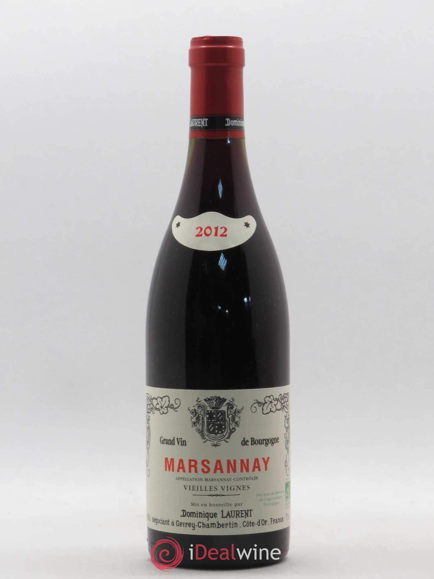 Marsannay Vieilles vignes Dominique Laurent 2012 - Lot de 1 bouteille - 0