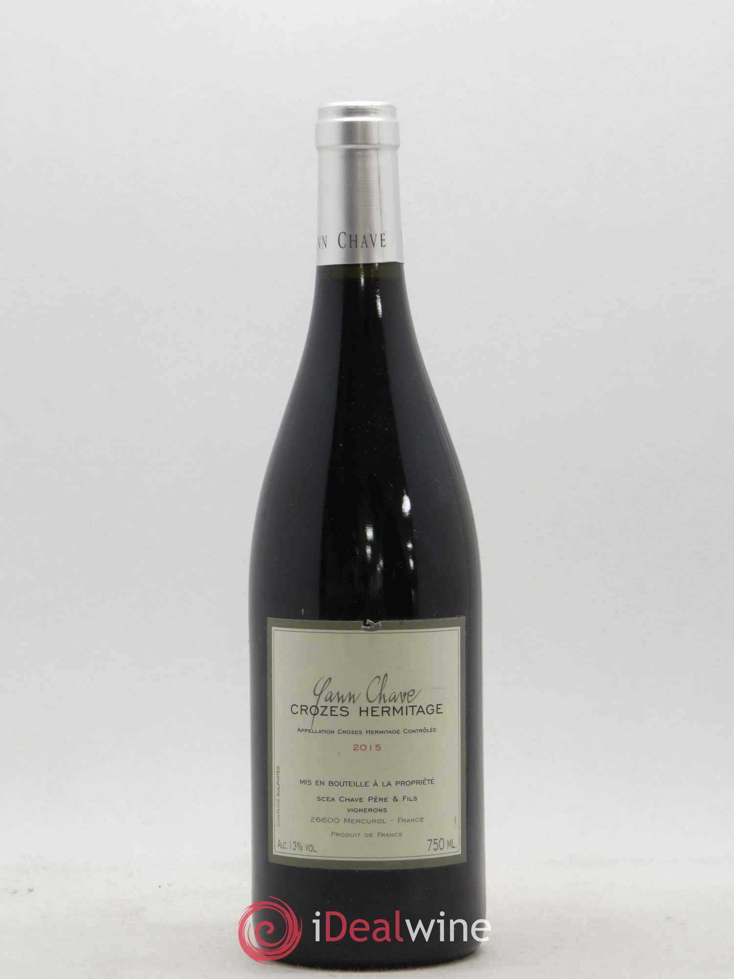 Crozes-Hermitage Yann Chave 2015 - Lot de 1 bouteille - 0