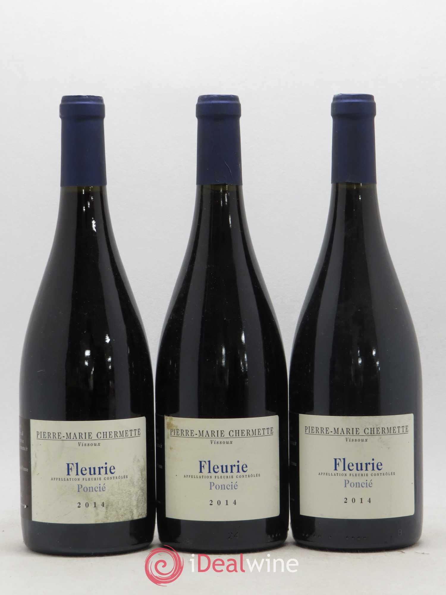 Fleurie Poncié Domaine du Vissoux - P-M. Chermette 2014 - Lot de 3 bouteilles - 0