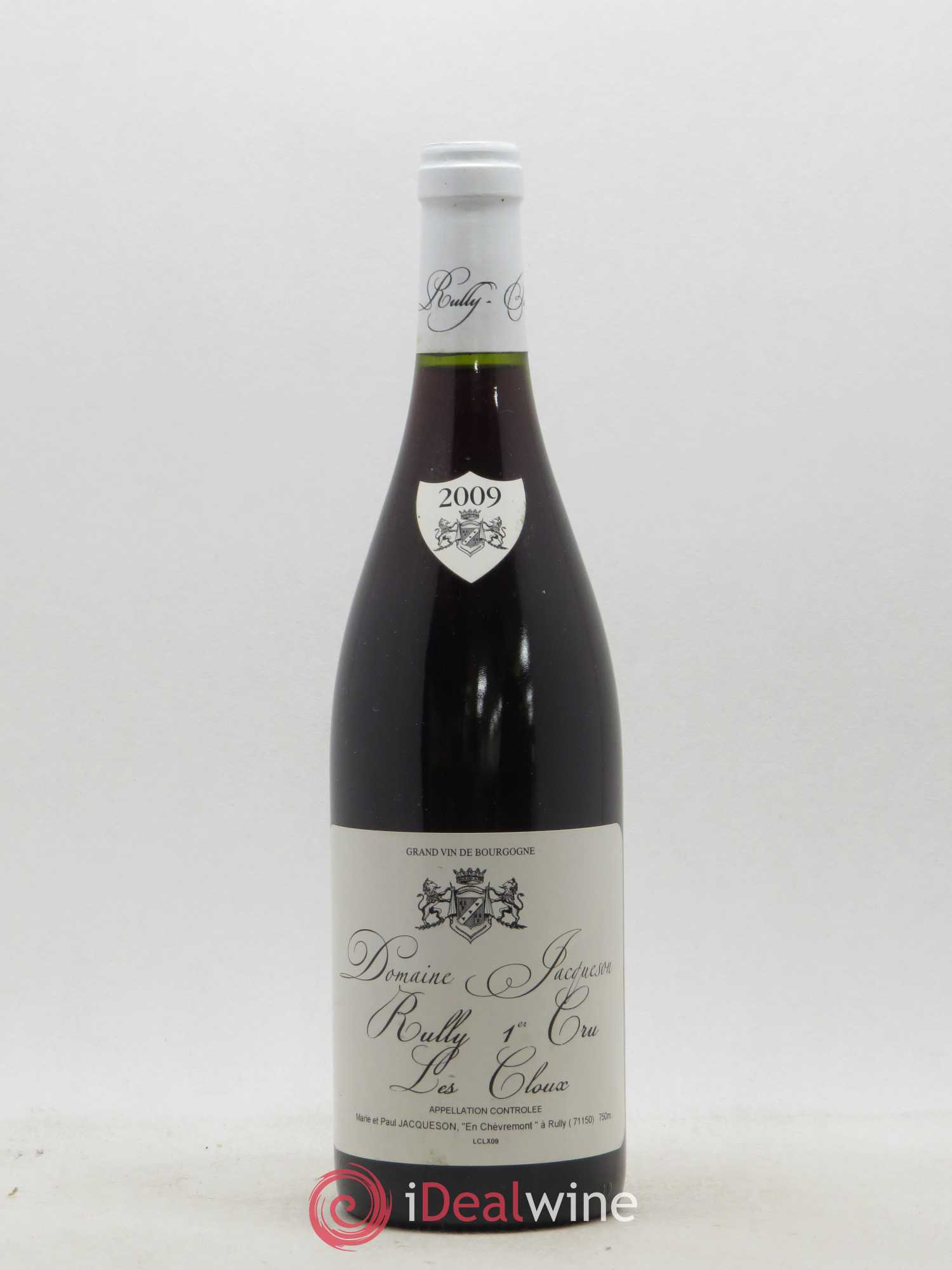 Rully 1er Cru Les Cloux Paul & Marie Jacqueson 2009 - Lot de 1 bouteille - 0