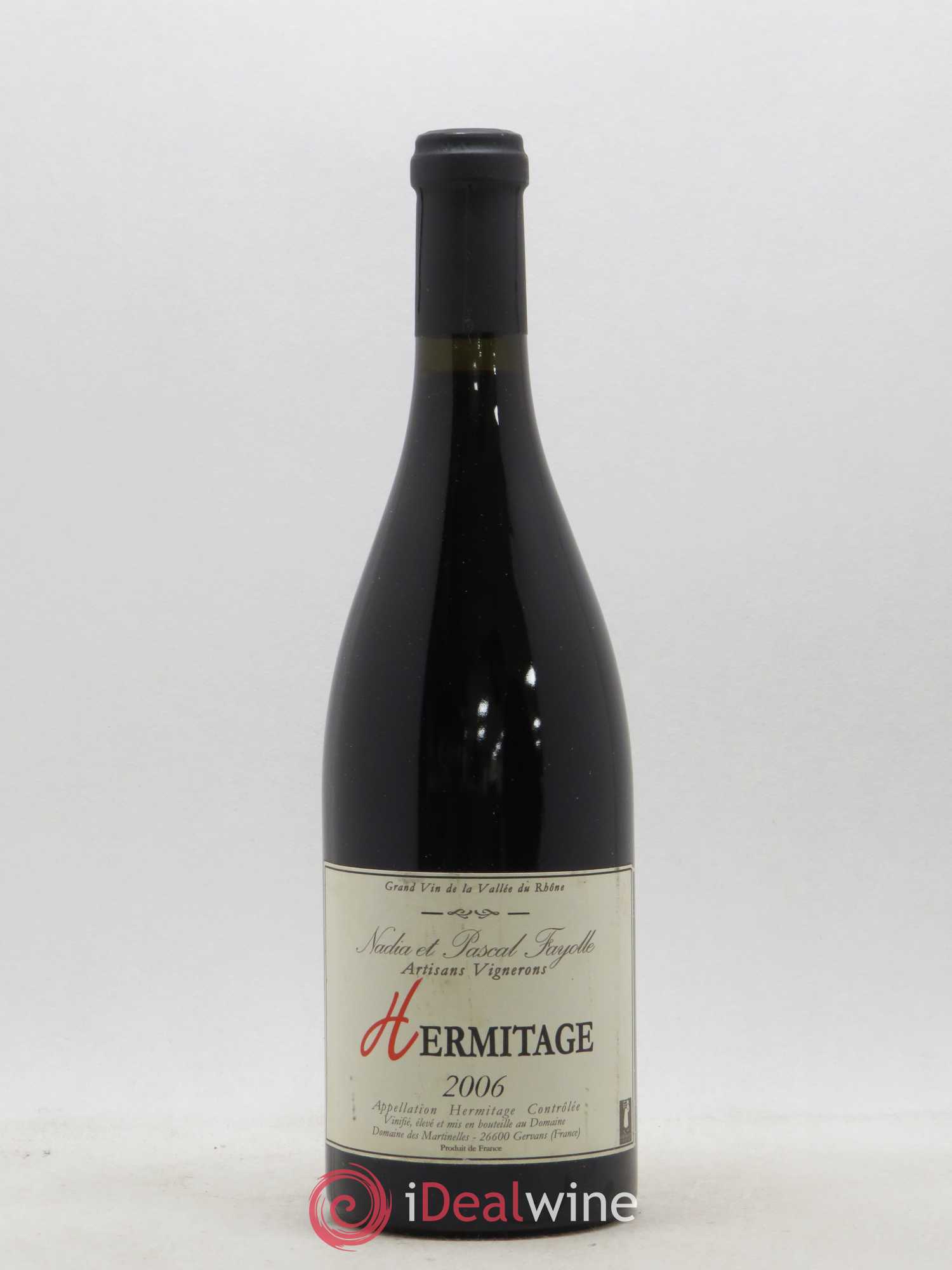 Hermitage Fayolle 2006 - Lot de 1 bouteille - 0
