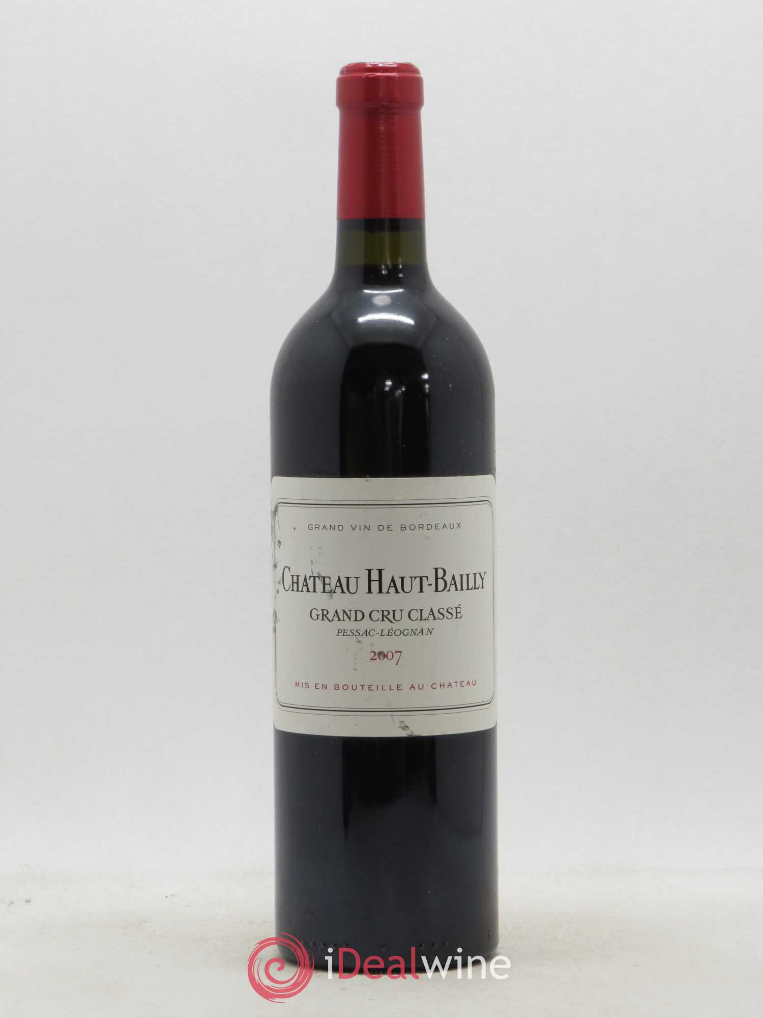 Château Haut-Bailly Cru Classé de Graves 2007 - Lot de 1 bouteille - 0