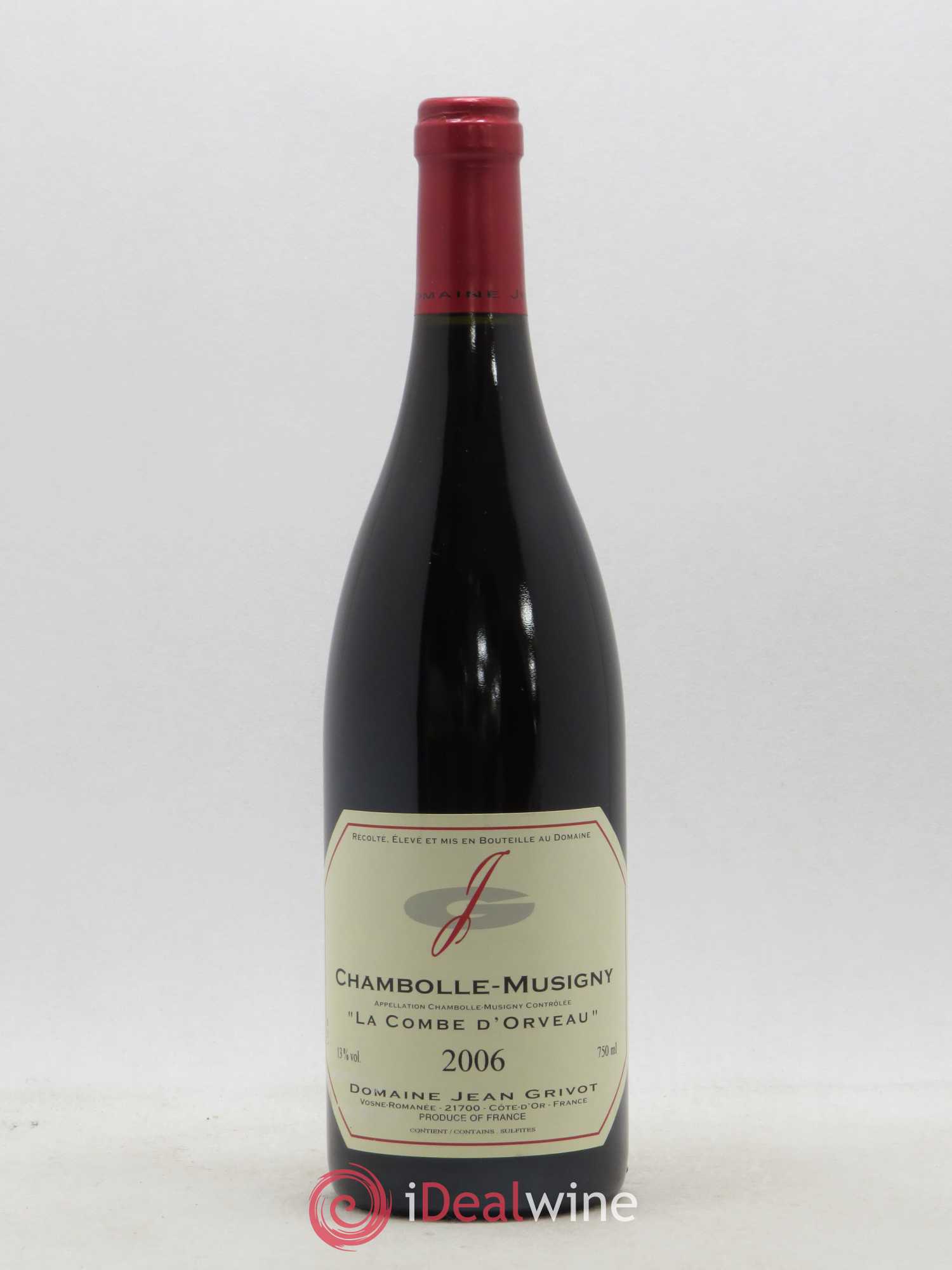 Chambolle-Musigny Combe d'Orveau Jean Grivot 2006 - Lot de 1 bouteille - 0