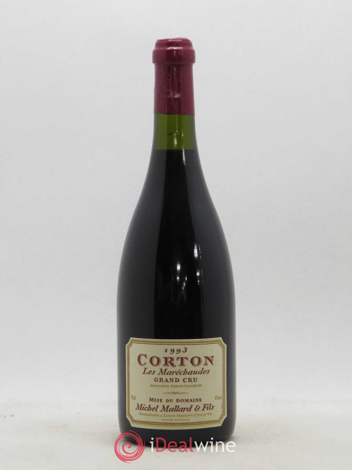 Corton Grand Cru Michel Mallard et Fils 1993 - Posten von 1 Flasche - 0