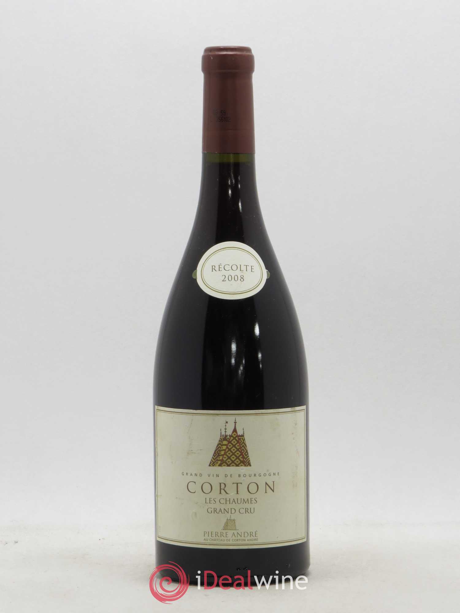 Corton Grand Cru Les Chaumes Pierre André 2008 - Posten von 1 Flasche - 0