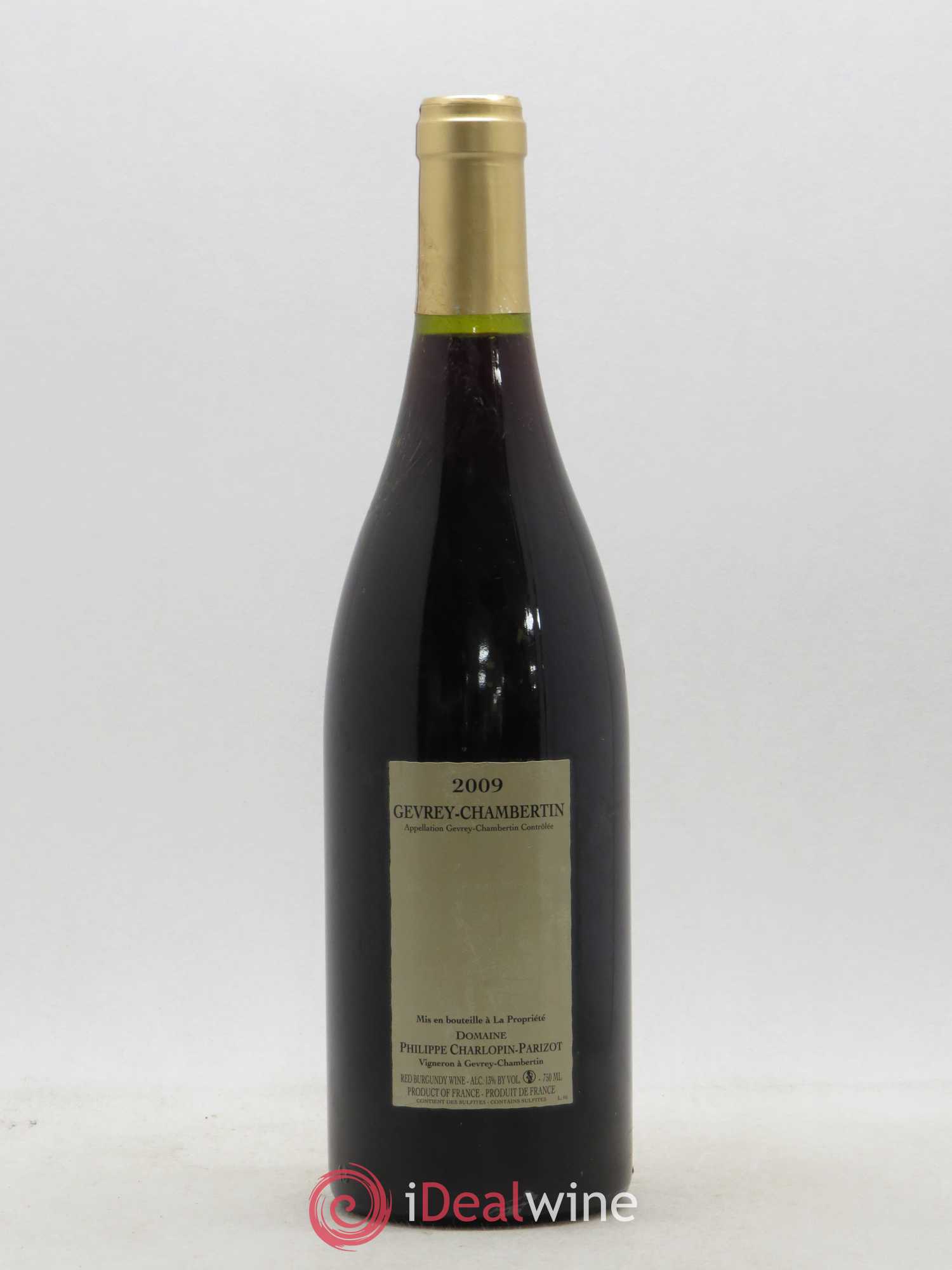 Gevrey-Chambertin Terres Blanches Philippe Charlopin-Parizot 2009 - Posten von 1 Flasche - 1