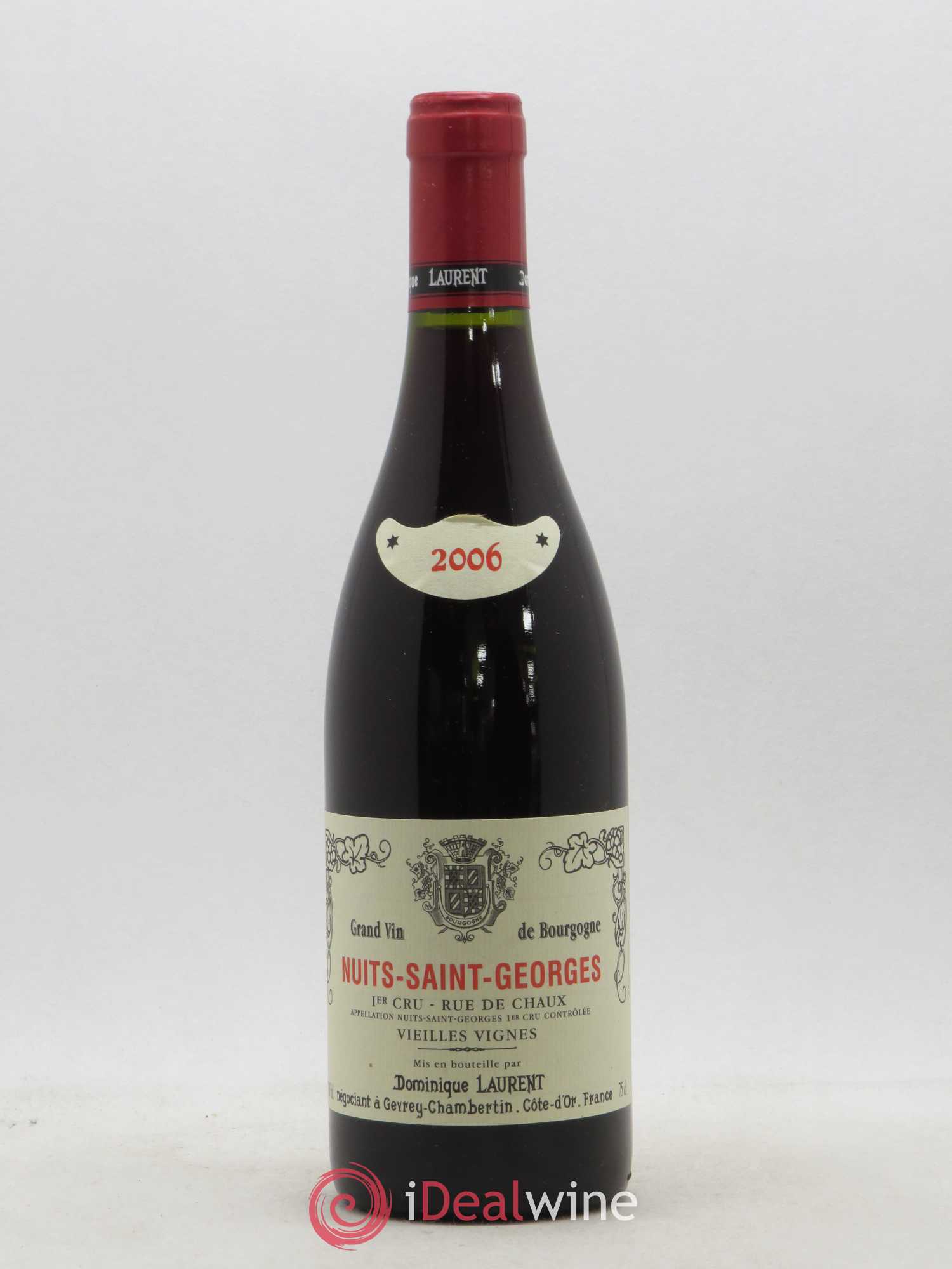 Nuits-Saint-Georges 1er Cru Rue de Chaux Vieilles Vignes Dominique Laurent 2006 - Lot de 1 bouteille - 0