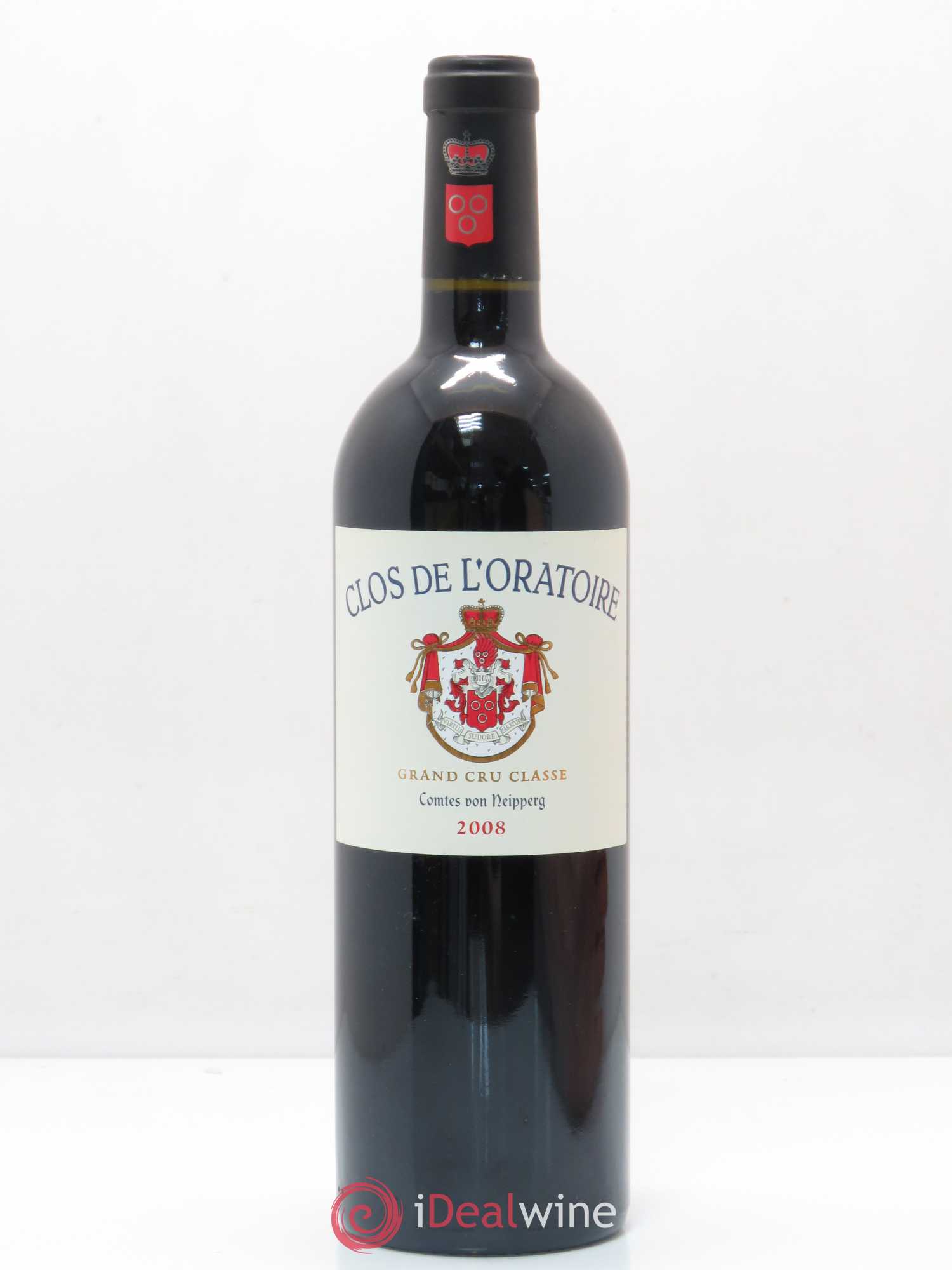 Clos de l'Oratoire Grand Cru Classé 2008 - Lot de 1 bouteille - 0