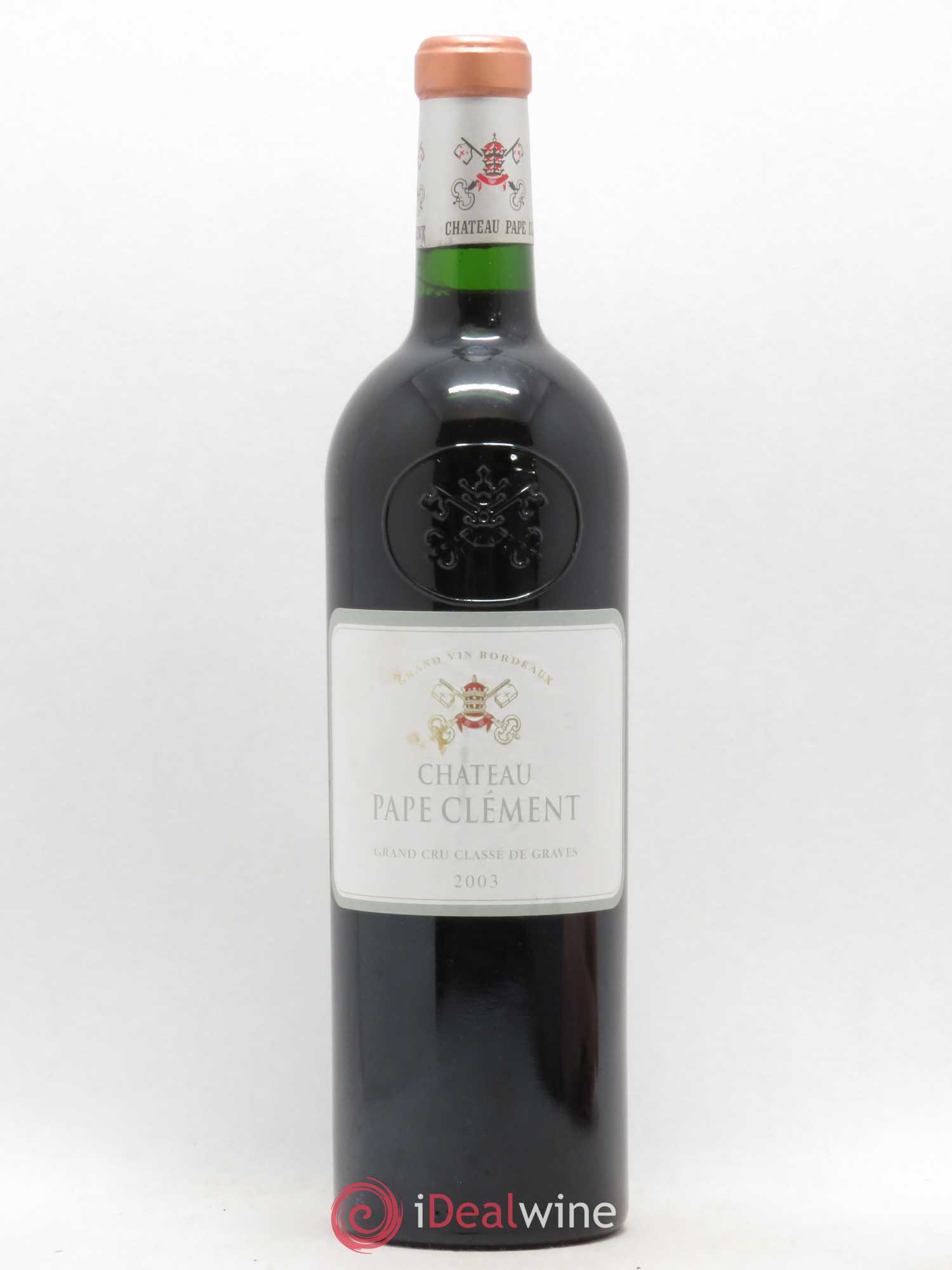 Château Pape Clément Cru Classé de Graves 2003 - Lot de 1 bouteille - 0
