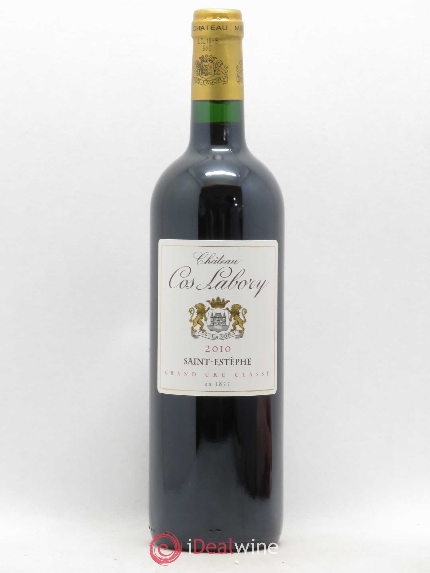 Château Cos Labory 5ème Grand Cru Classé 2010 - Lot de 1 bouteille - 0