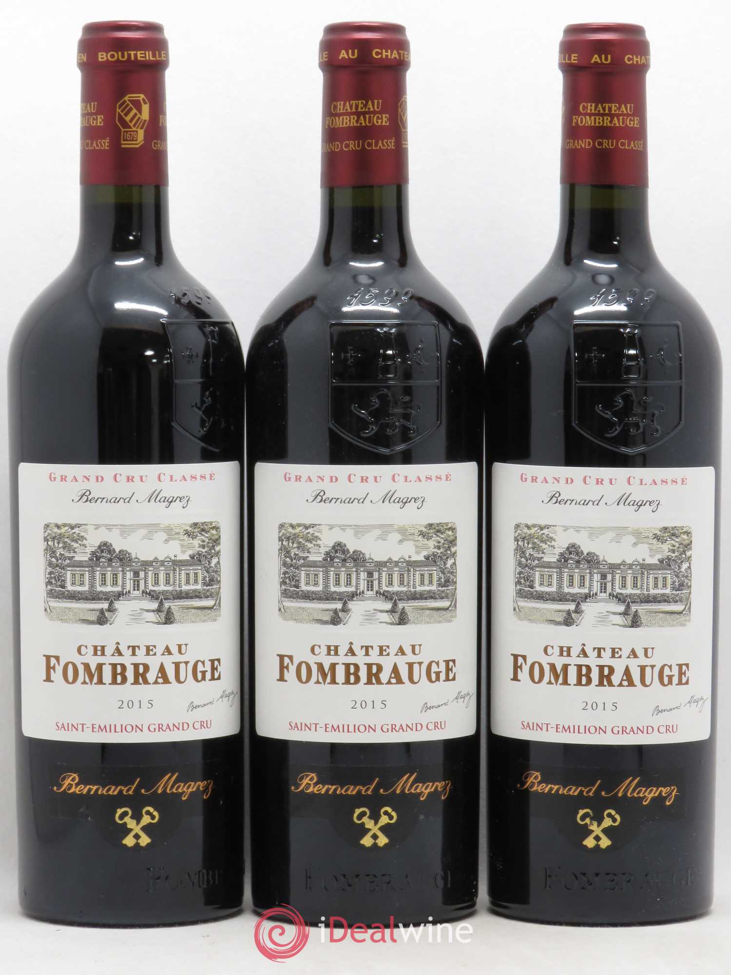 Château Fombrauge Grand Cru Classé 2015 - Lot de 3 bouteilles - 0